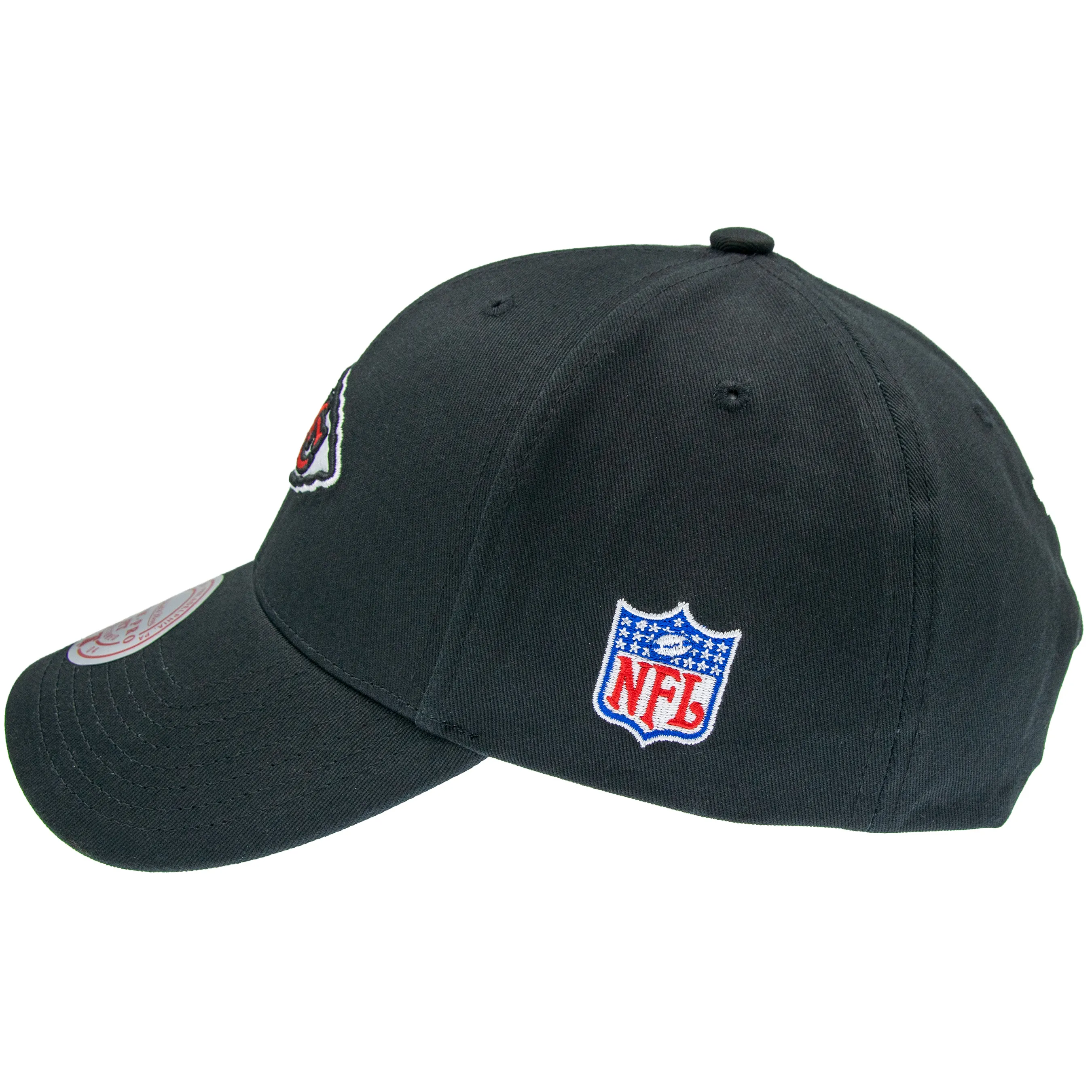 Kansas City Chiefs NFL Mitchell & Ness Team Logo Low Pro Snapback Schwarz