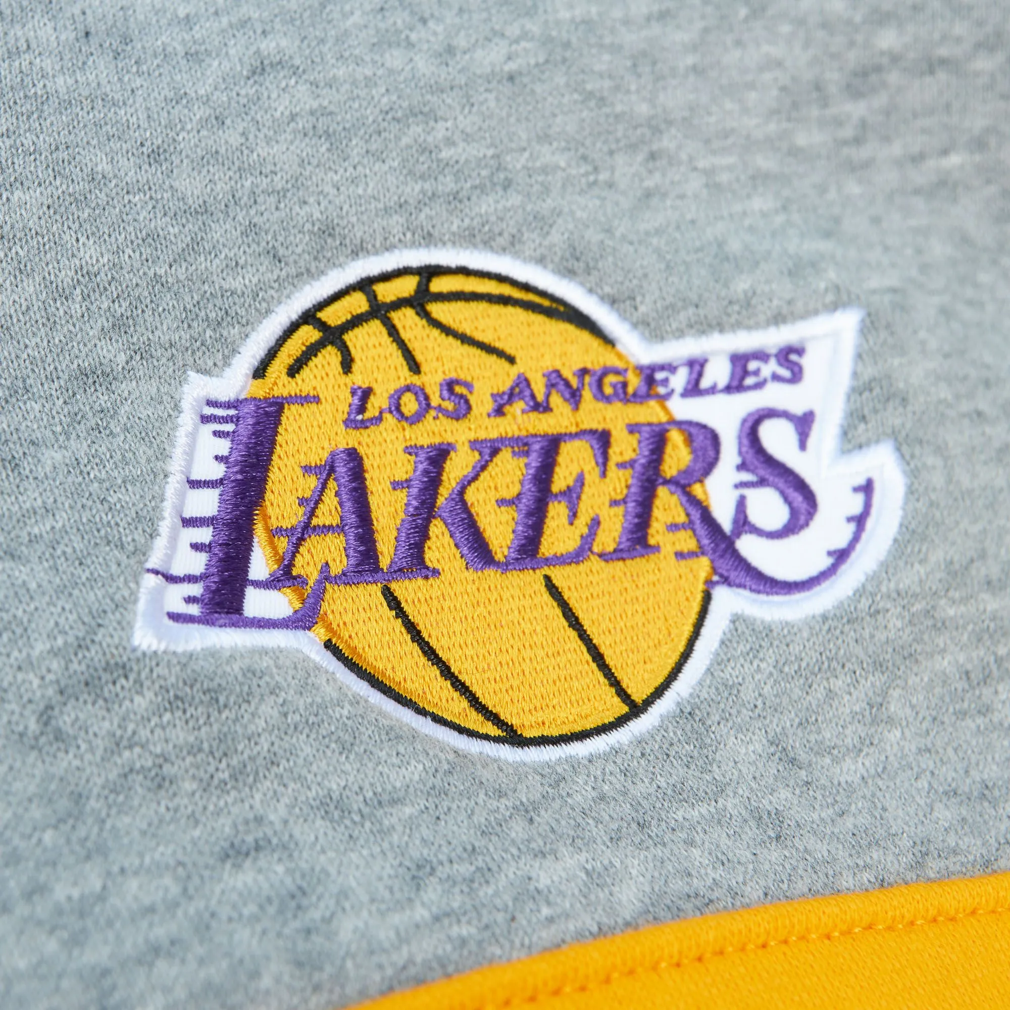 Los Angeles Lakers NBA Mitchell & Ness Head Coach Hoodie Lila Los Angeles Lakers NBA Mitchell & Ness Head Coach Hoodie Lila