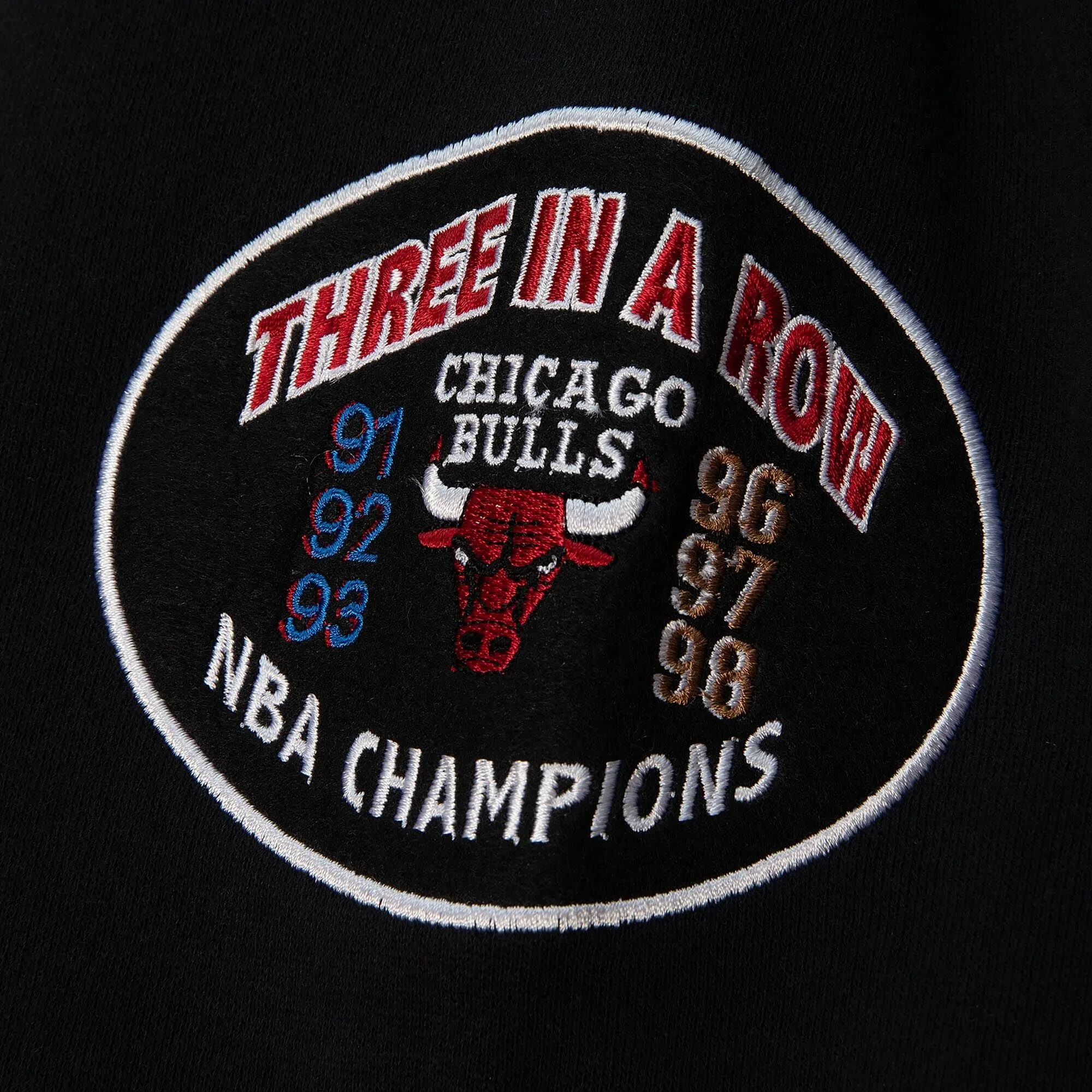 Chicago Bulls NBA Mitchell & Ness Team Origins Fleece Hoodie Schwarz Chicago Bulls NBA Mitchell & Ness Team Origins Fleece Hoodie Schwarz