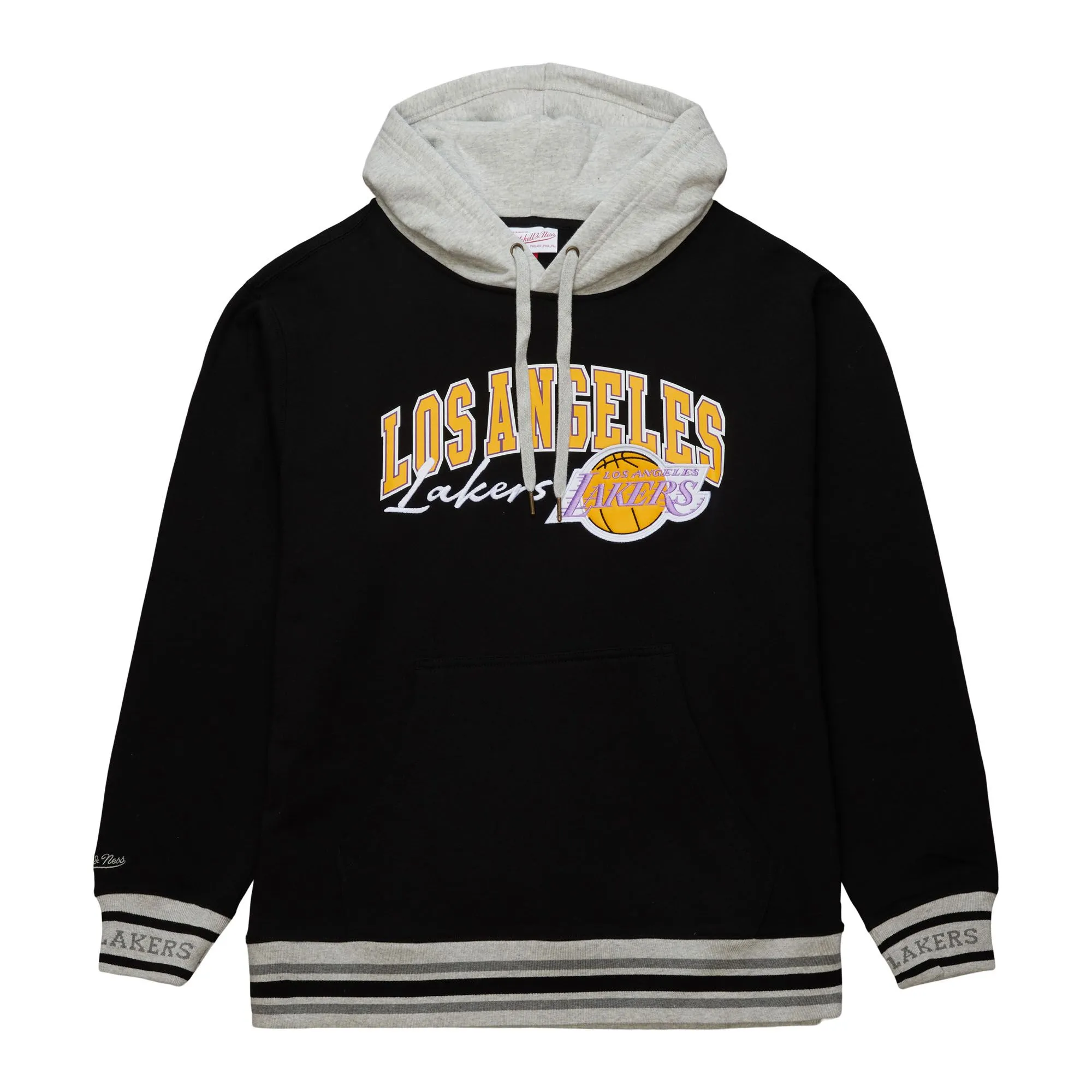 Los Angeles Lakers NBA Mitchell & Ness Premium Fleece Hoodie Schwarz Los Angeles Lakers NBA Mitchell & Ness Premium Fleece Hoodie Schwarz