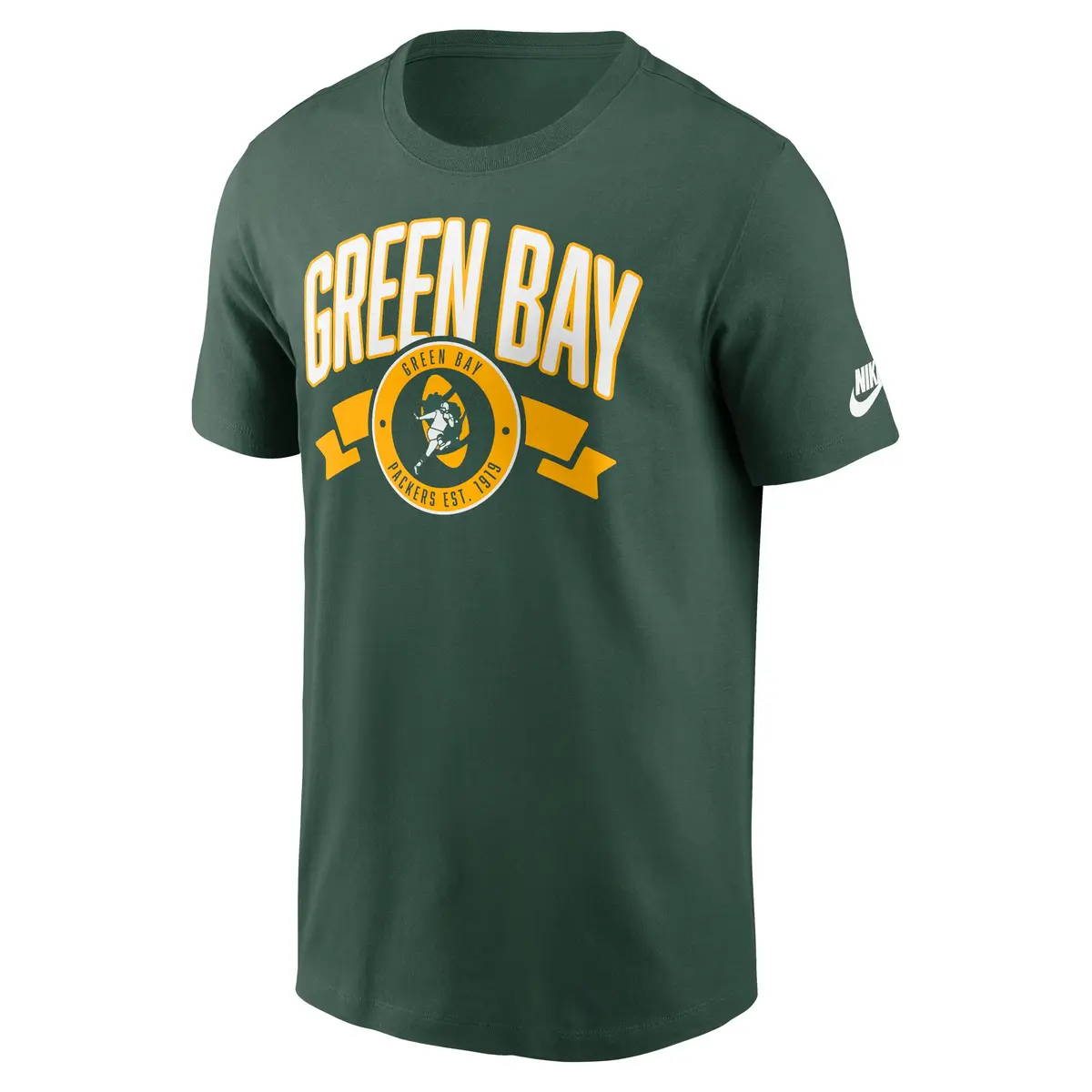 Green Bay Packers NFL Nike Rewind Front & Back Hit Essential T-Shirt