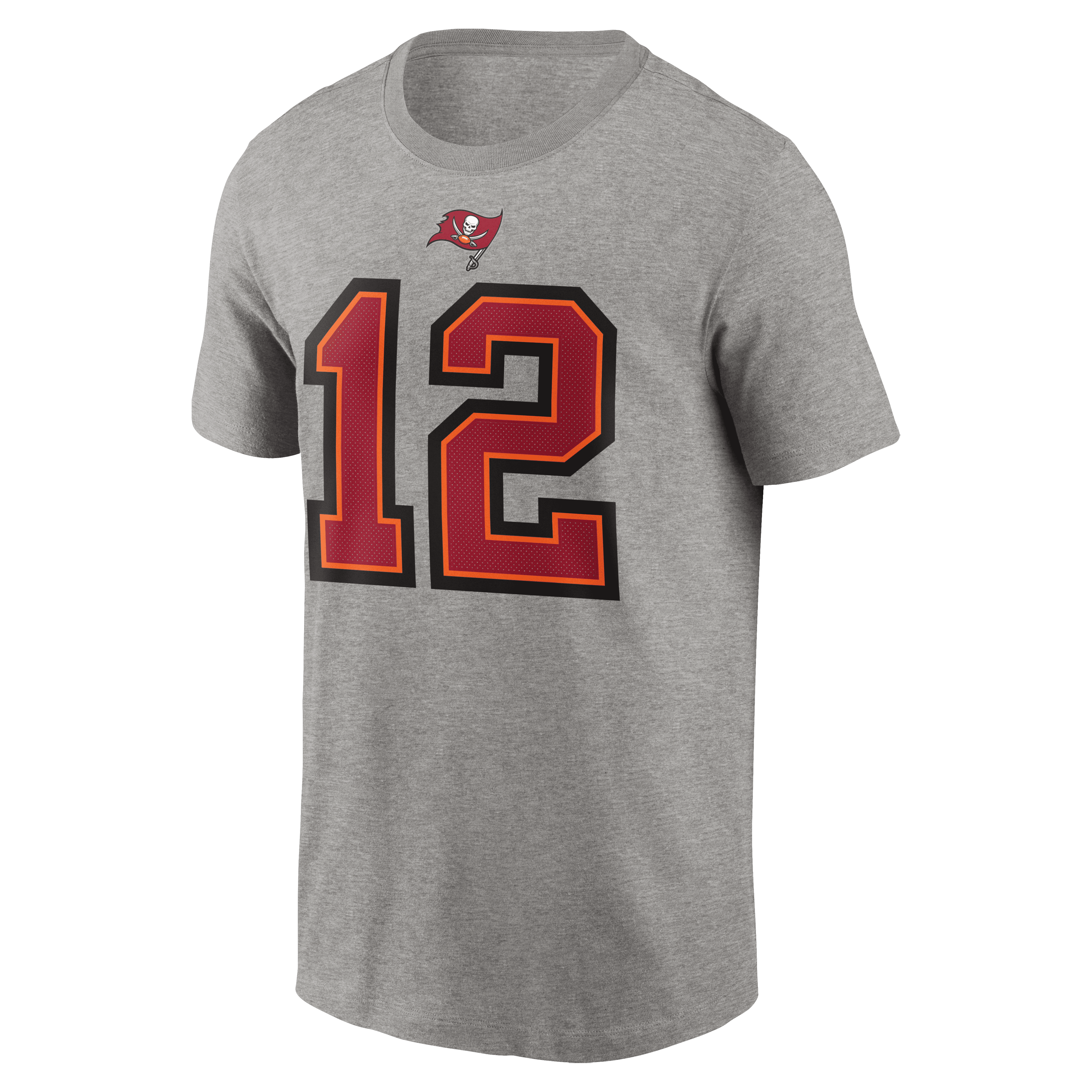 Tom Brady #12 Tampa Bay Buccaneers NFL Nike Player T-Shirt Grau