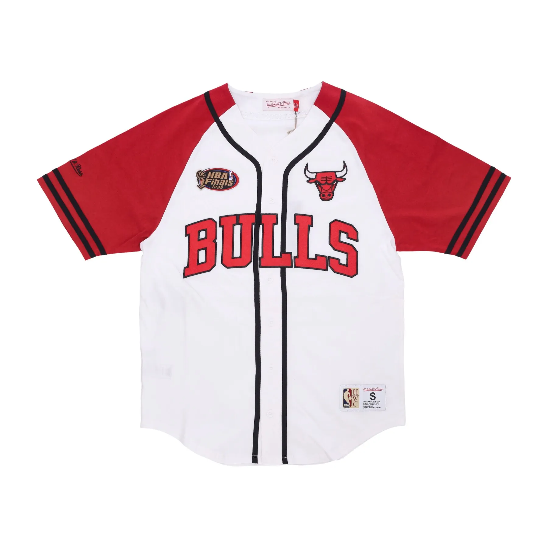 Chicago Bulls NBA Mitchell & Ness Practice Day Button Front Trikot Chicago Bulls NBA Mitchell & Ness Practice Day Button Front Trikot