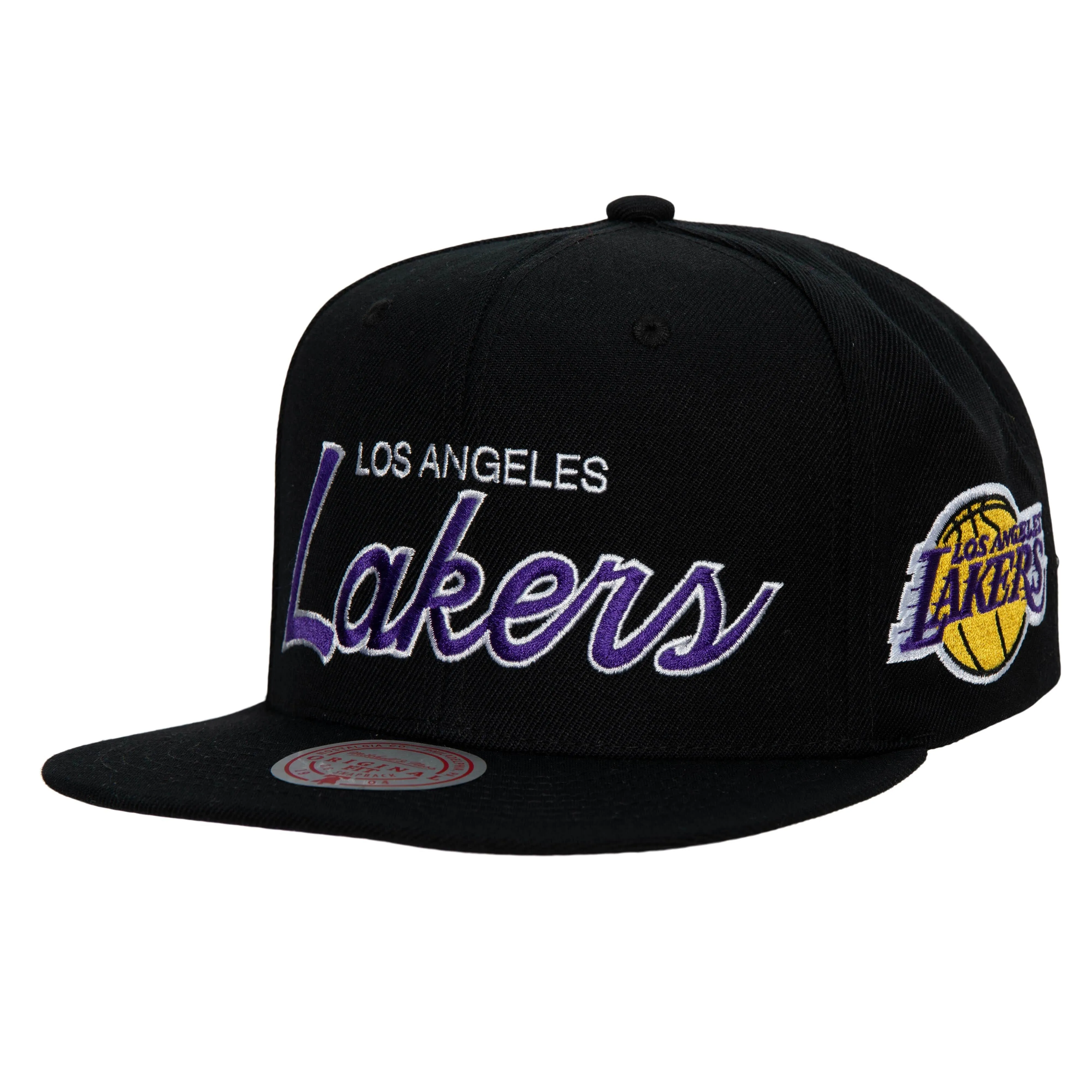 Los Angeles Lakers NBA Mitchell & Ness Team Script 2.0 Snapback
