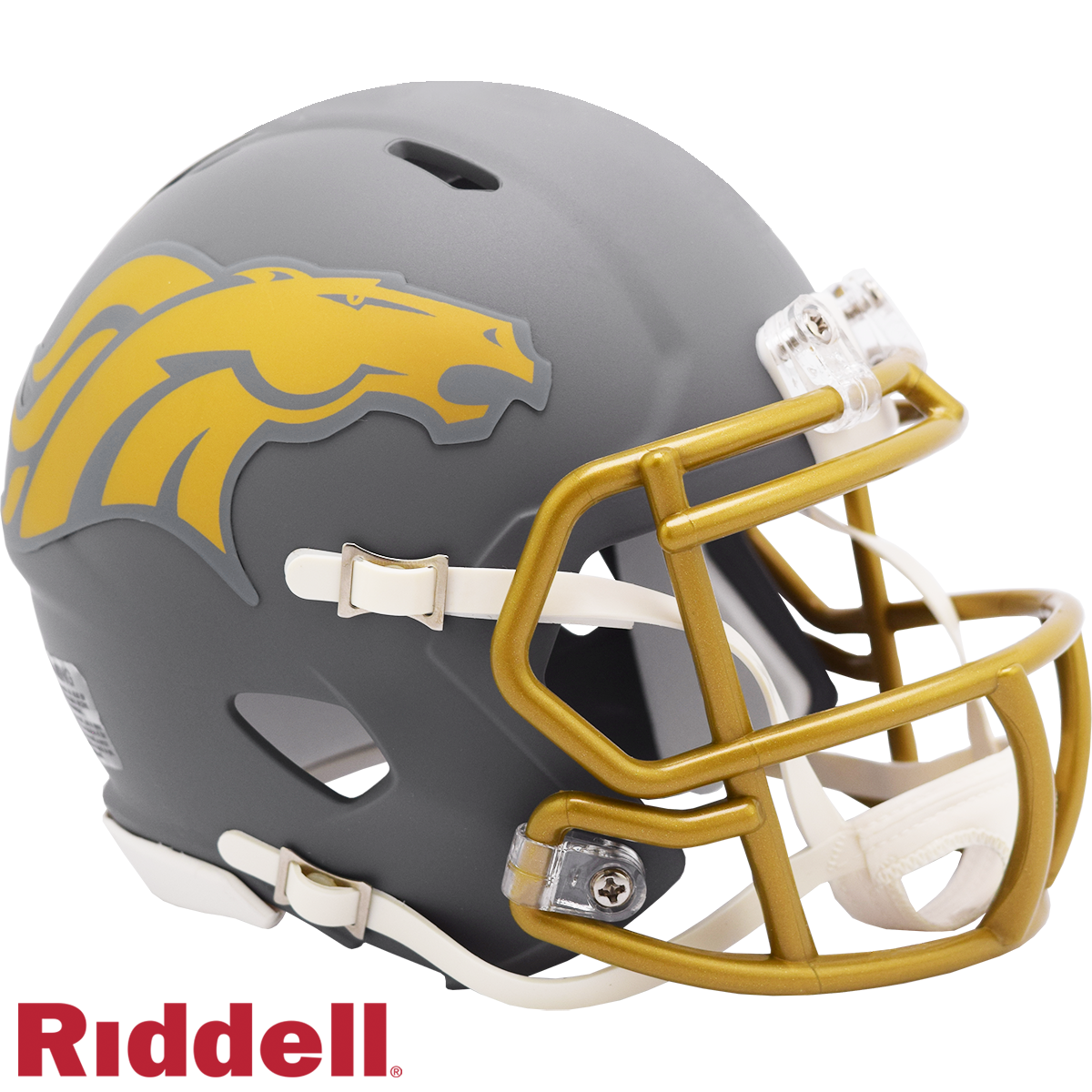 Denver Broncos NFL Riddell Slate Speed Mini Helm