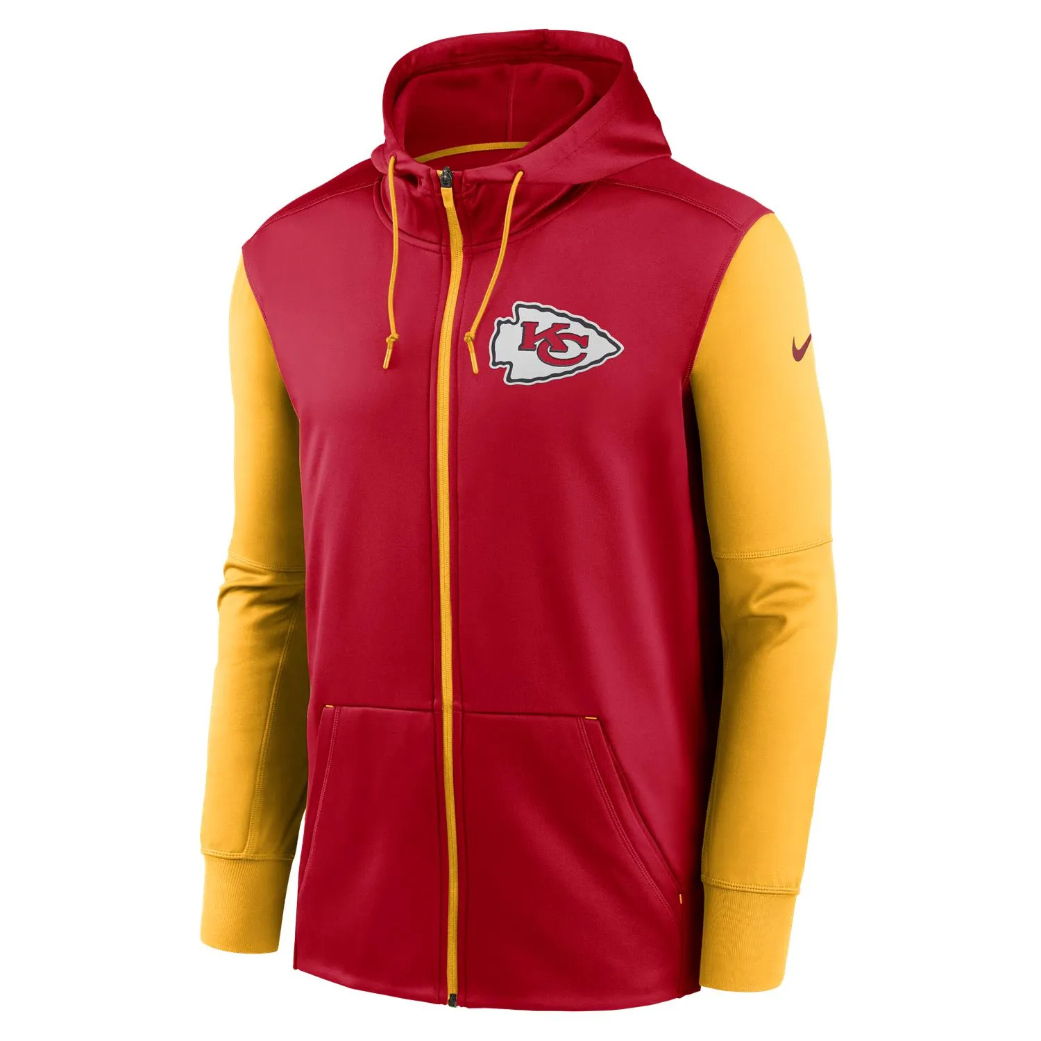 Kansas City Chiefs NFL Nike Therma Full-Zip Hoodie Two-Tone