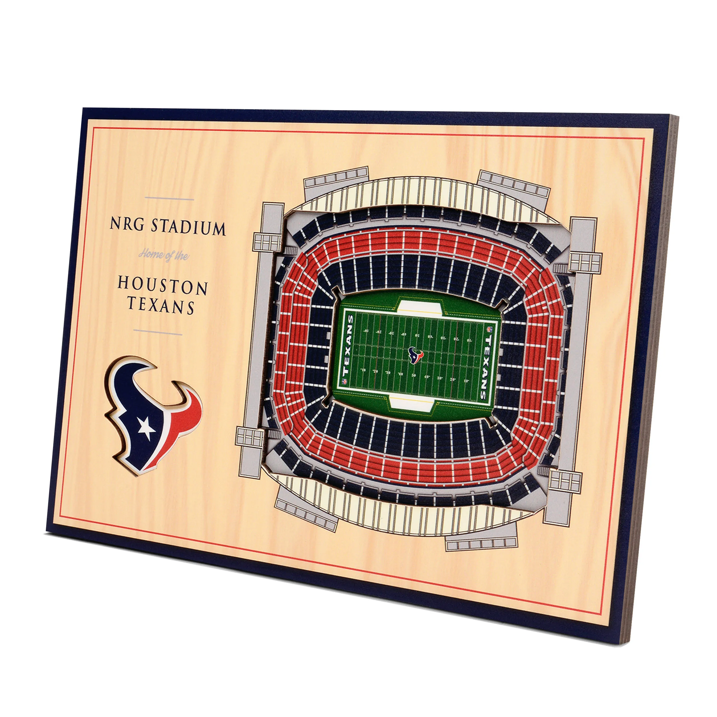 Houston Texans NFL YouTheFan! 3D Stadium View Desktop Schild