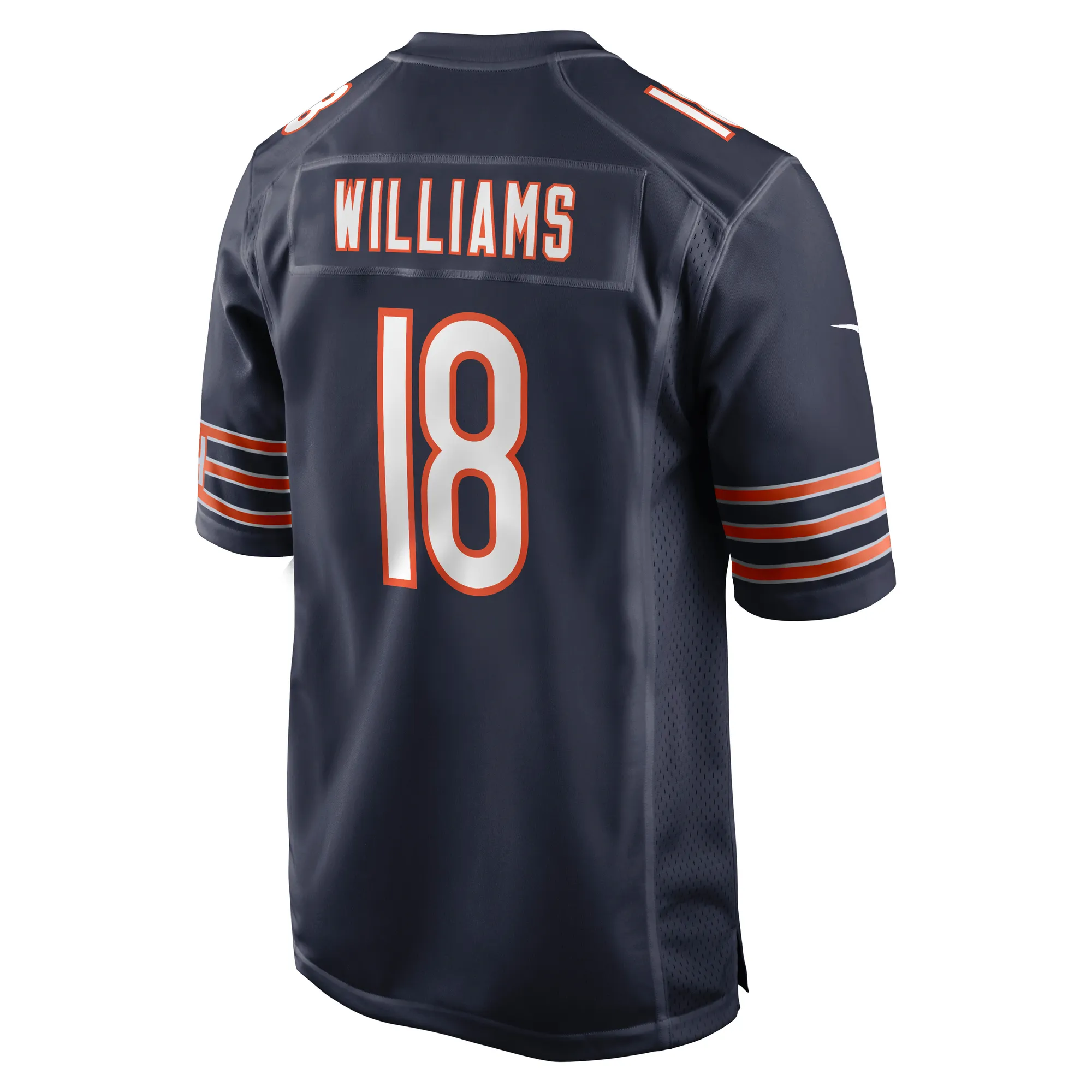 Caleb Williams #18 Chicago Bears NFL Football Nike Home Game Trikot Dunkelblau