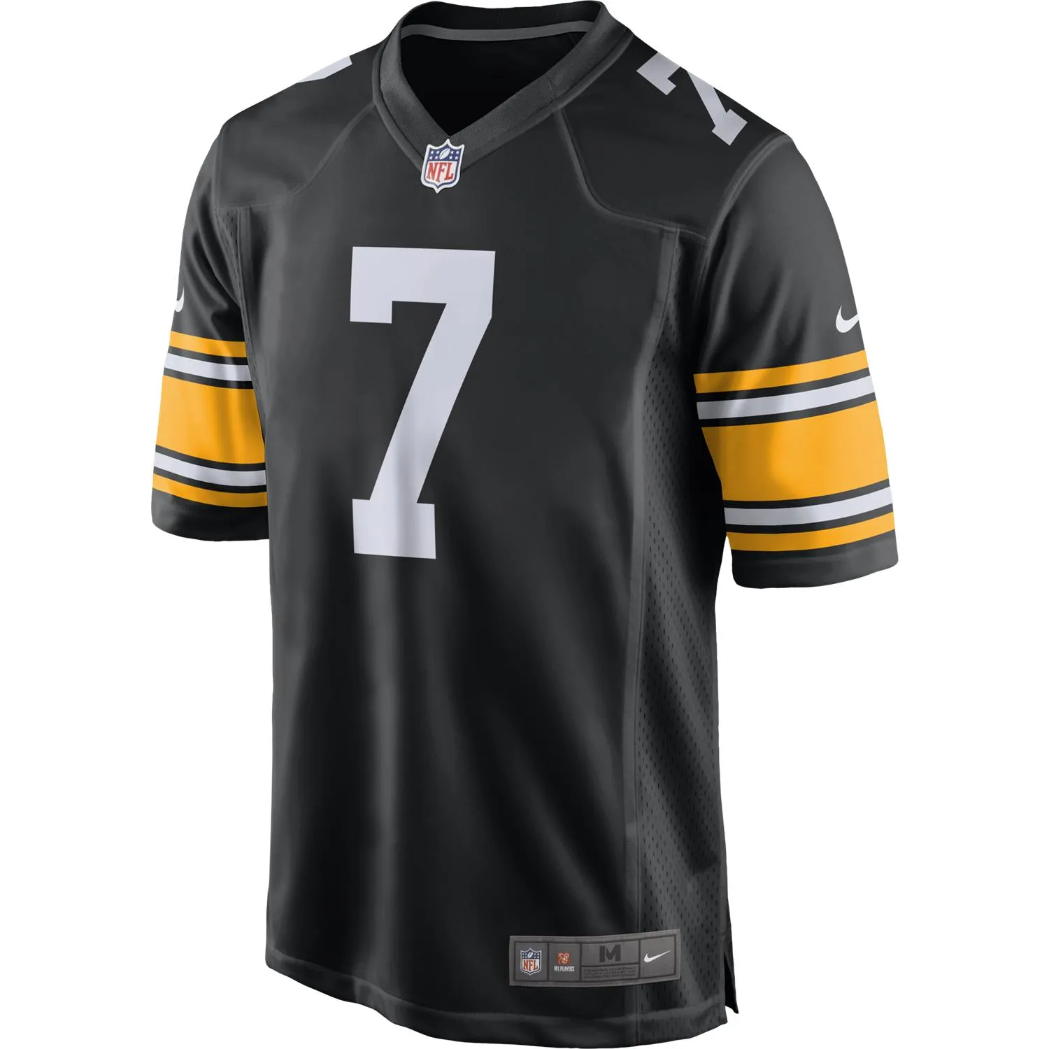 Ben Roethlisberger #7 Pittsburgh Steelers NFL Football Nike Game Trikot Alternate Schwarz