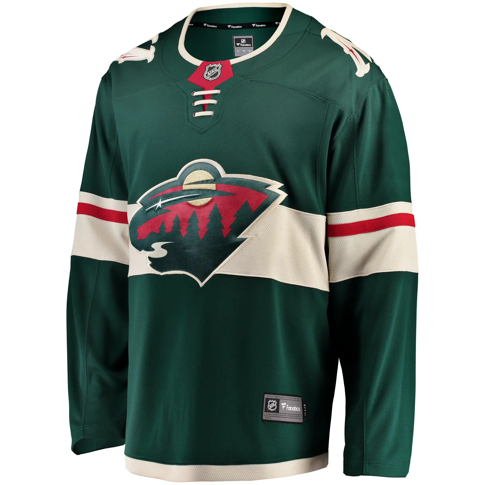 Minnesota Wild NHL Eishockey Fanatics Breakaway Trikot Home Grün
