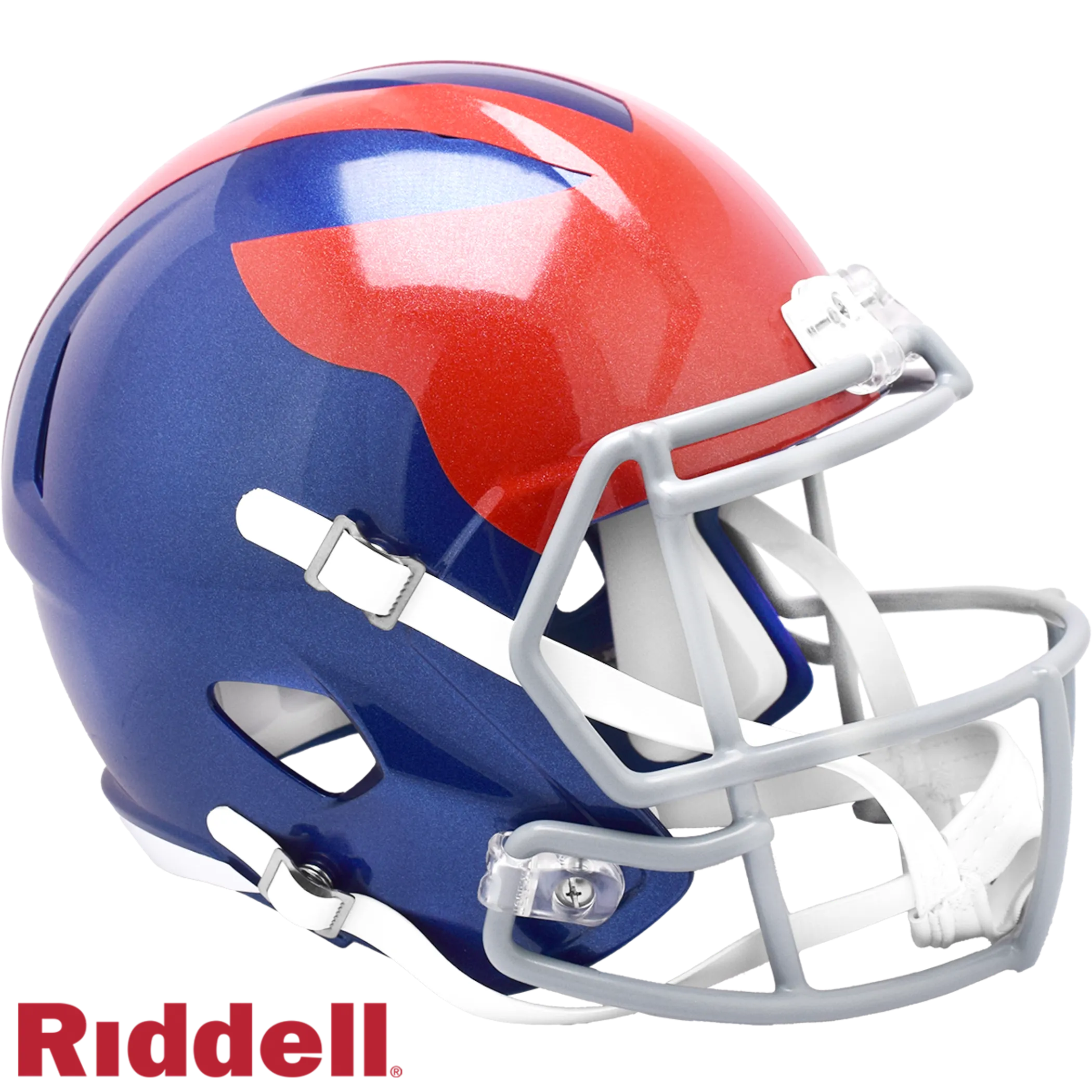 New York Giants NFL Riddell On Field Alternate Speed Replica Helm Blau