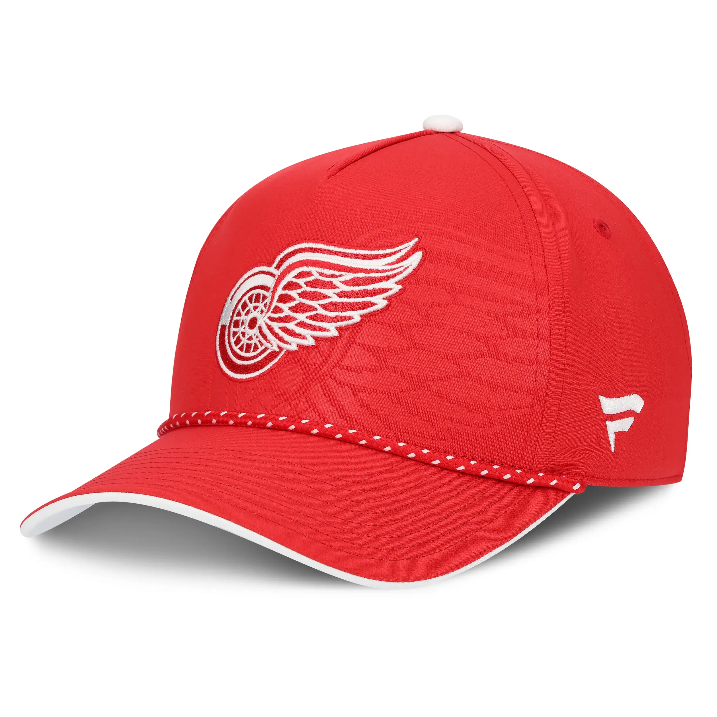 Detroit Red Wings NHL Fanatics Draft 2026 Snapback Rot / Weiß