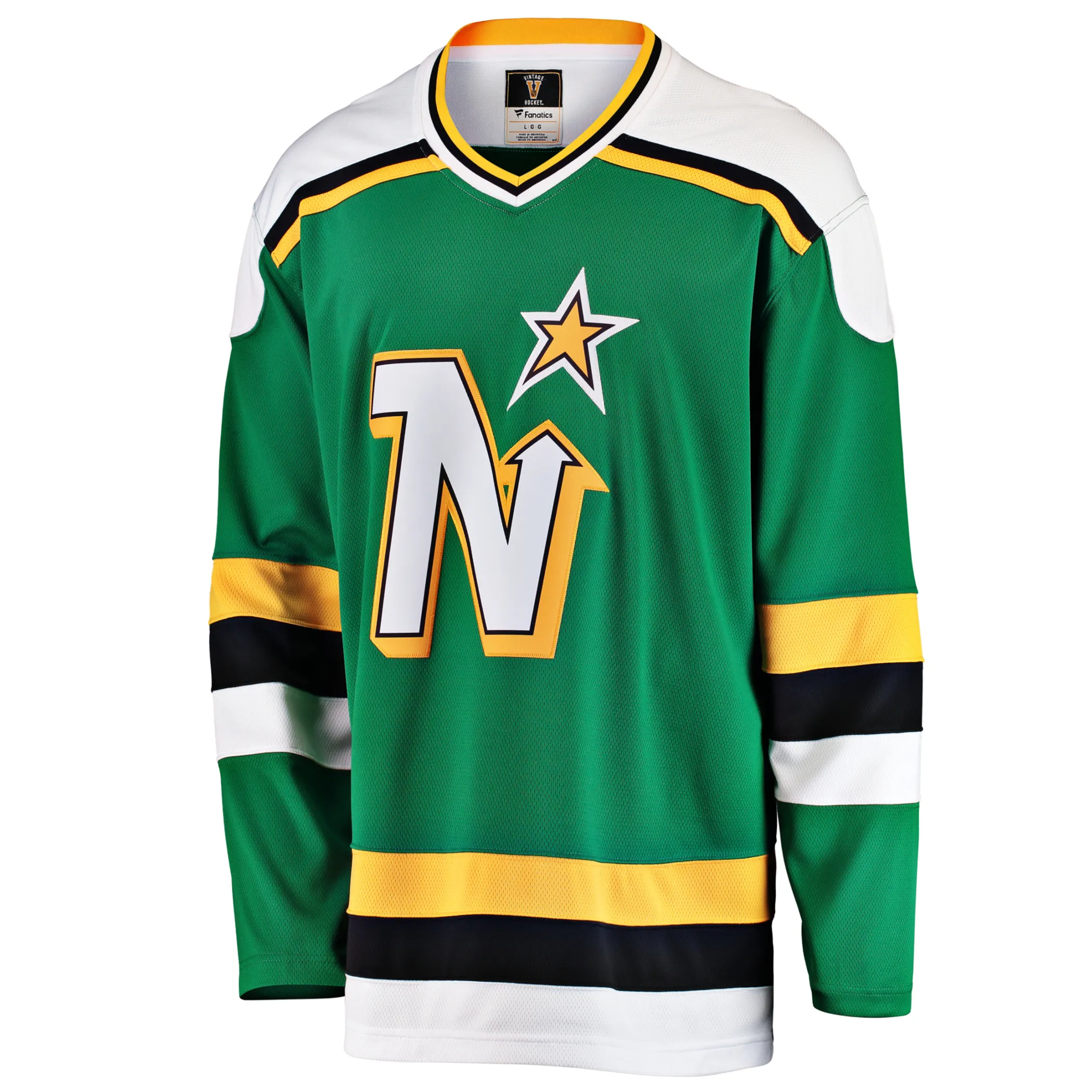 Minnesota North Stars NHL Eishockey Fanatics Breakaway Trikot Vintage Grün