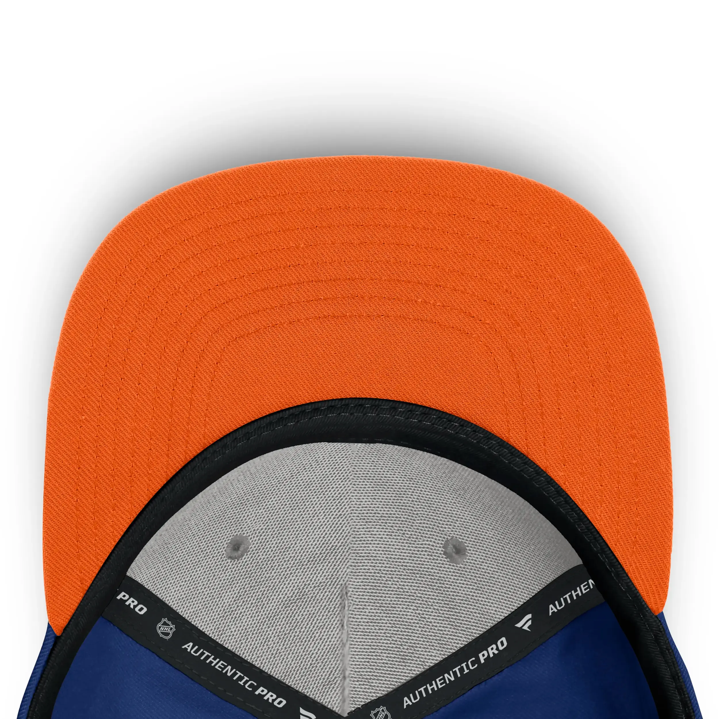 Edmonton Oilers NHL Fanatics Draft 2026 Snapback Blau / Orange