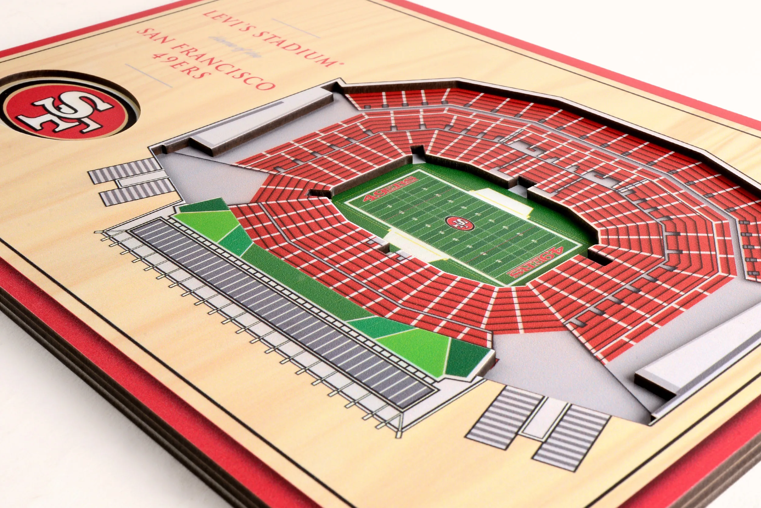 San Francisco 49ers NFL YouTheFan! 3D Stadium View Desktop Schild