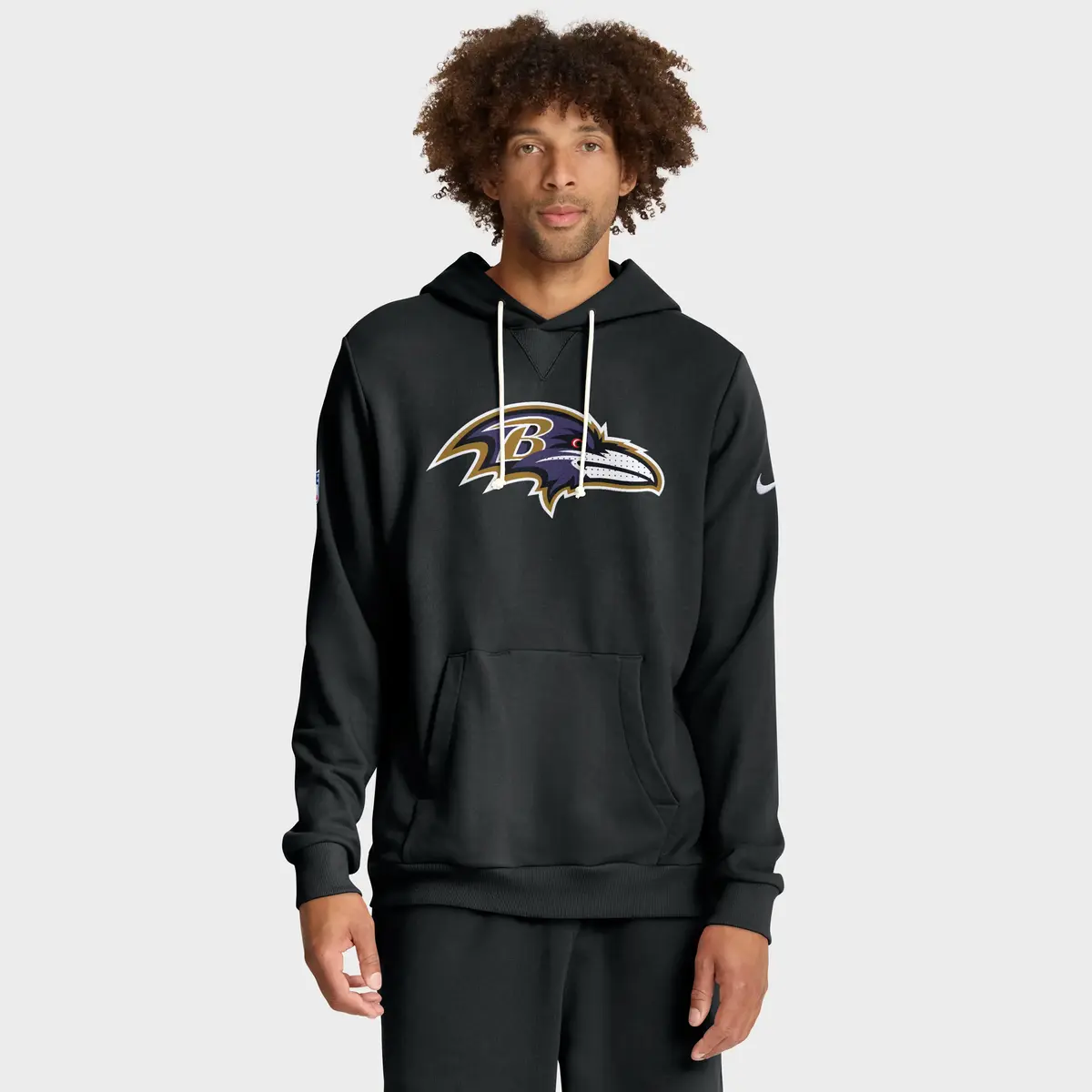 Baltimore Ravens NFL Nike Sideline 2025 Standard Issue Hoodie