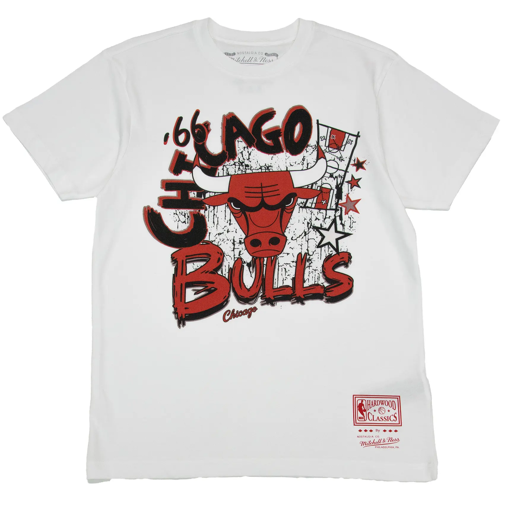 Chicago Bulls NBA Mitchell & Ness Play By Play T-Shirt