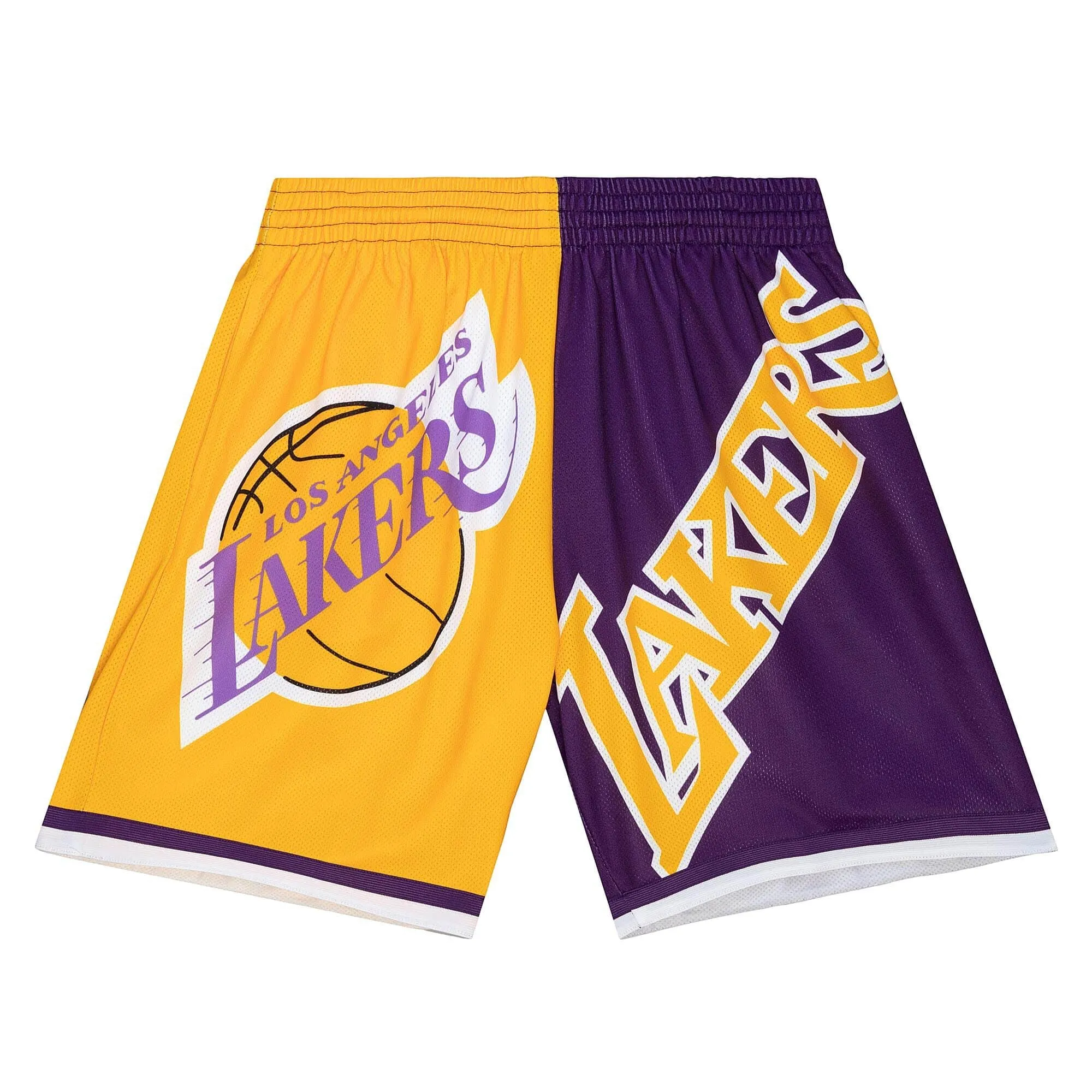 Los Angeles Lakers NBA Mitchell & Ness Big Face Fashion 5.0 Shorts Los Angeles Lakers NBA Mitchell & Ness Big Face Fashion 5.0 Shorts