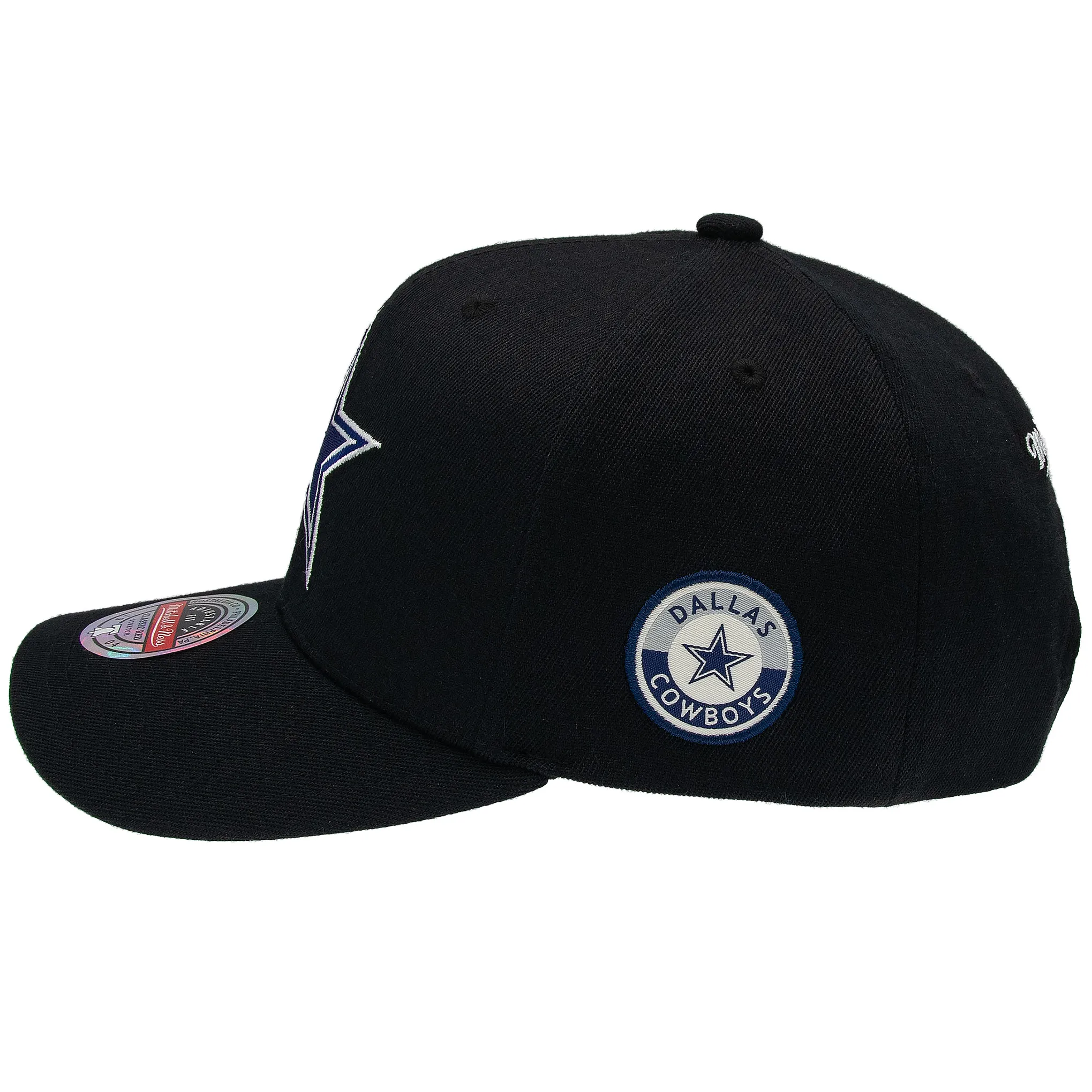 Dallas Cowboys NFL Mitchell & Ness Black Out Classic Red Snapback