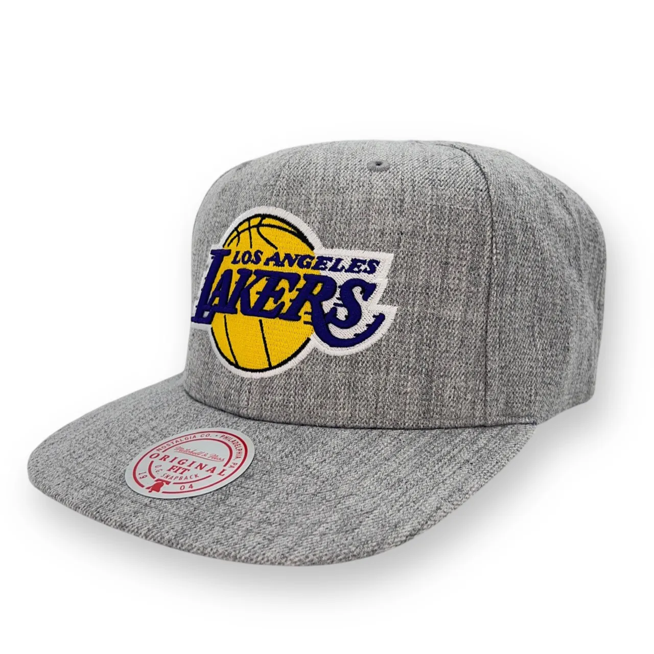 Los Angeles Lakers NBA Mitchell & Ness Team Heather 2.0 Snapback Los Angeles Lakers NBA Mitchell & Ness Team Heather 2.0 Snapback