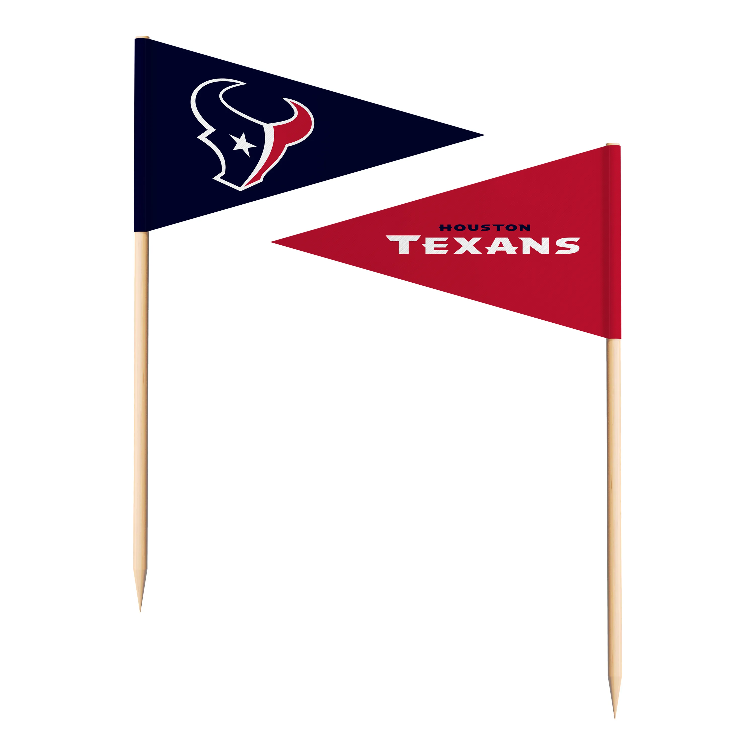 Houston Texans NFL Toothpick Flags (36 Stk.)