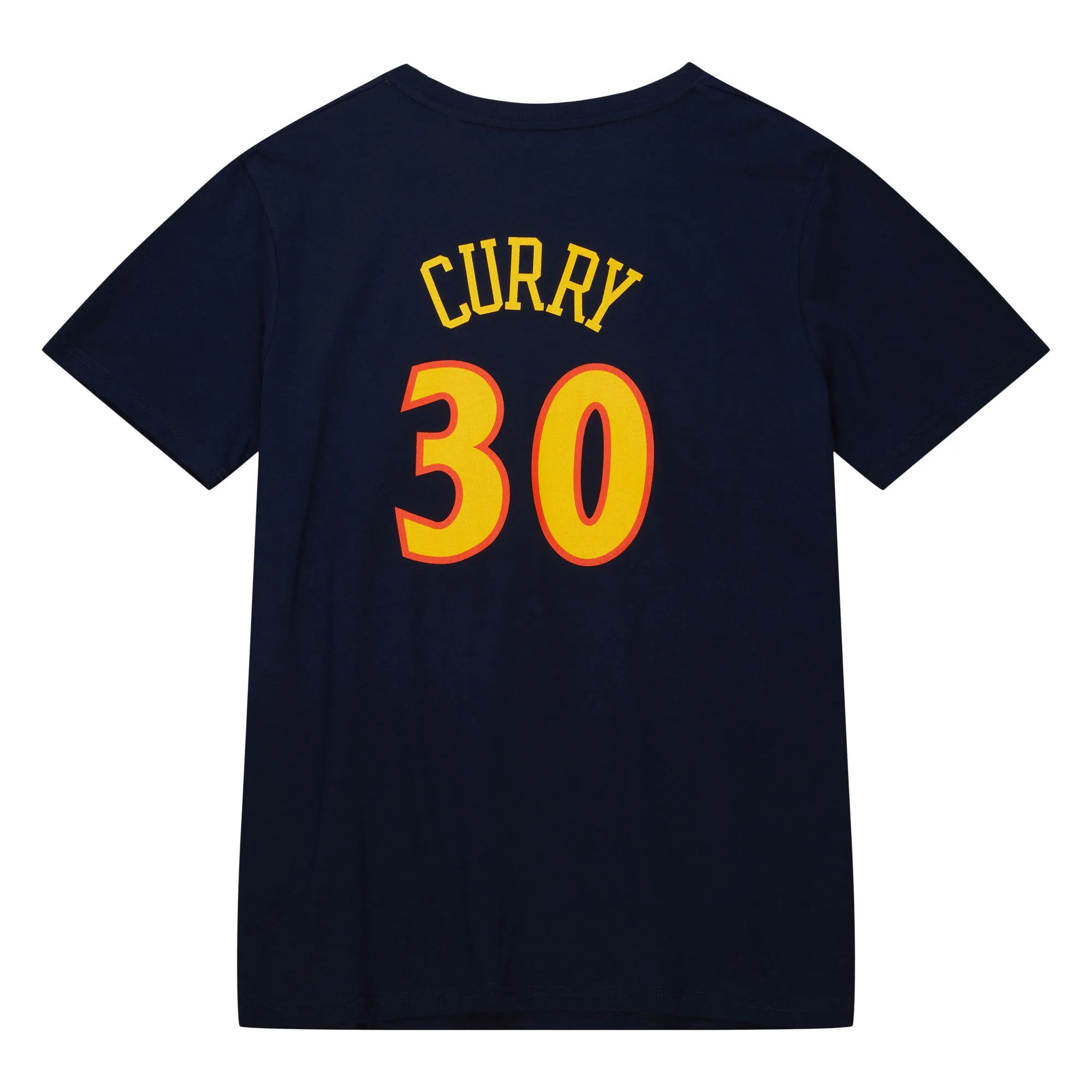 Stephen Curry #30 Golden State Warriors NBA Mitchell & Ness Player T-Shirt Navy