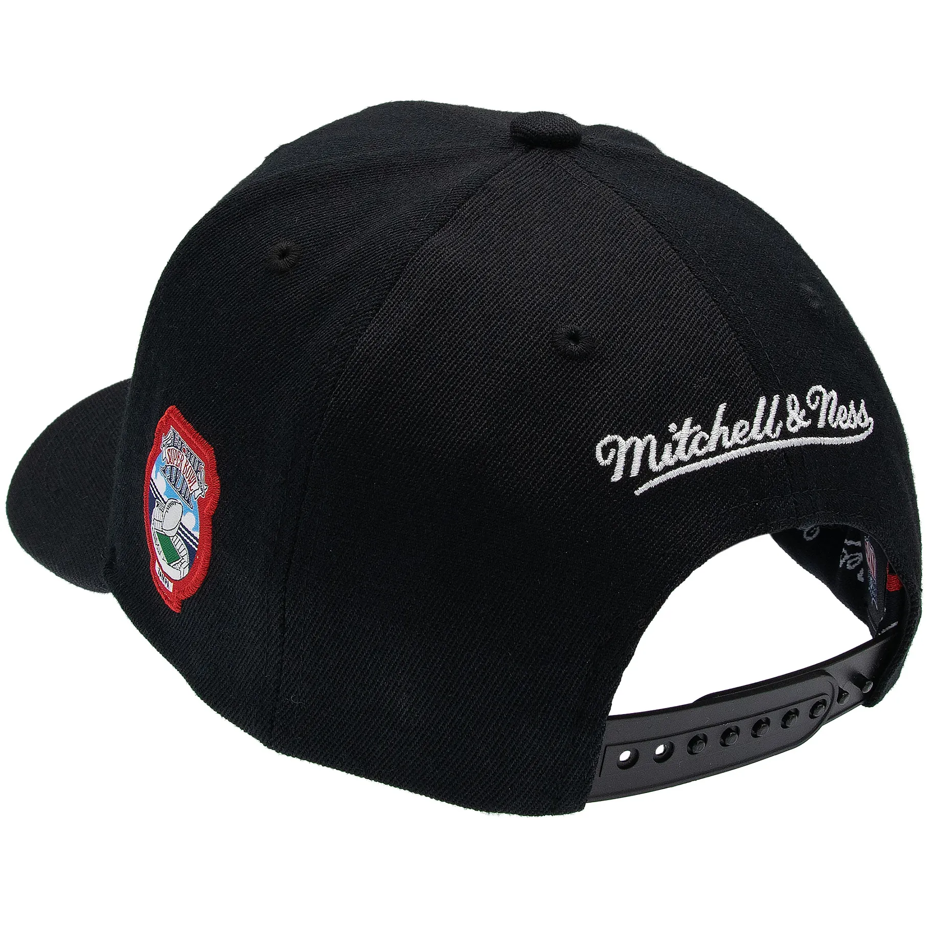 Oakland Raiders NFL Mitchell & Ness Black Out Classic Red Snapback