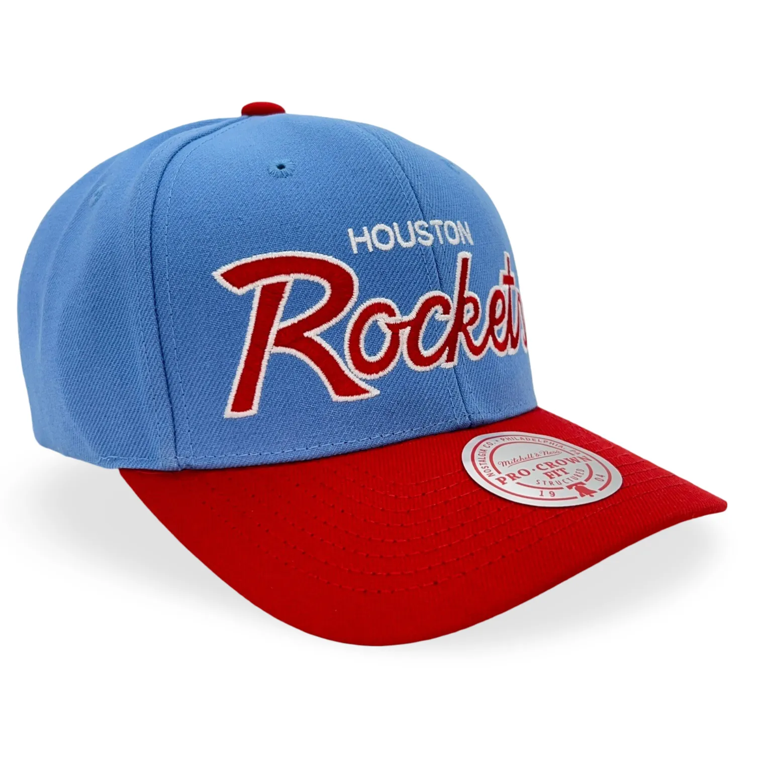 Houston Rockets NBA Mitchell & Ness Team Script 2.0 Pro Snapback HWC