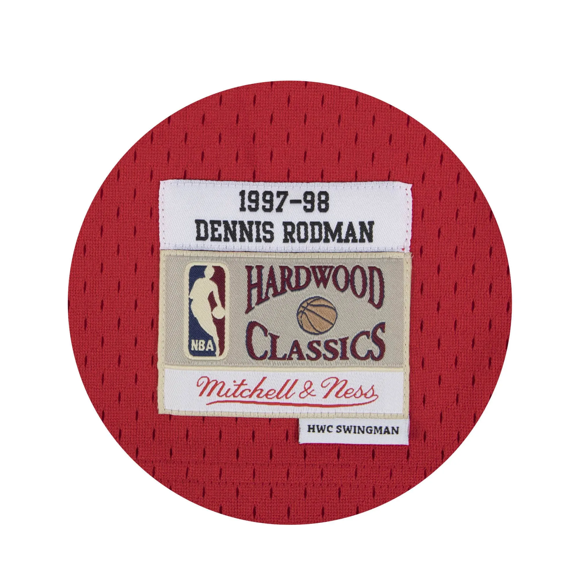 Dennis Rodman #91 Chicago Bulls 97-98 NBA Mitchell & Ness Swingman Trikot Rot Dennis Rodman #91 Chicago Bulls 97-98 NBA Mitchell & Ness Swingman Trikot Rot