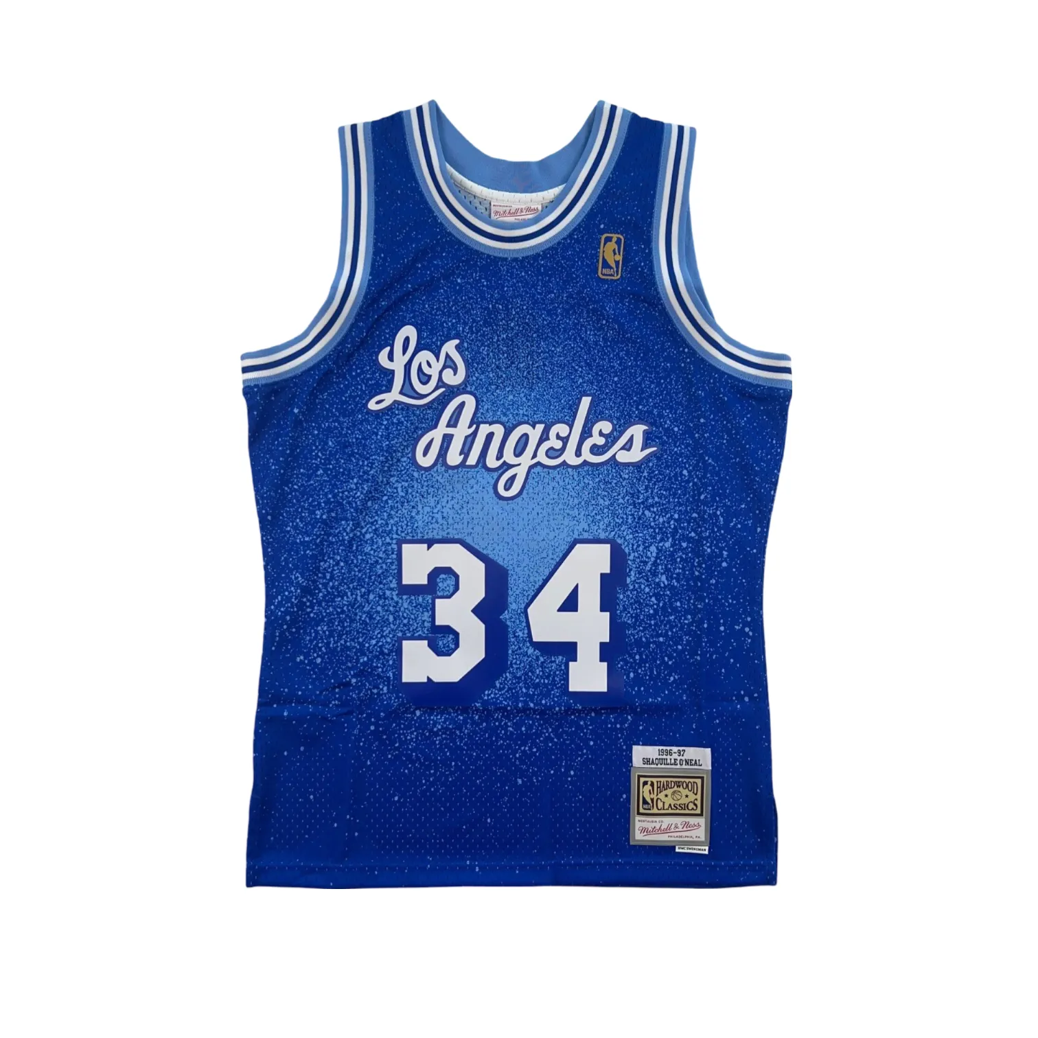 Shaquile O'Neal #34 Los Angeles Lakers 96 NBA Mitchell & Ness Spraypaint Gradient Swingman Trikot