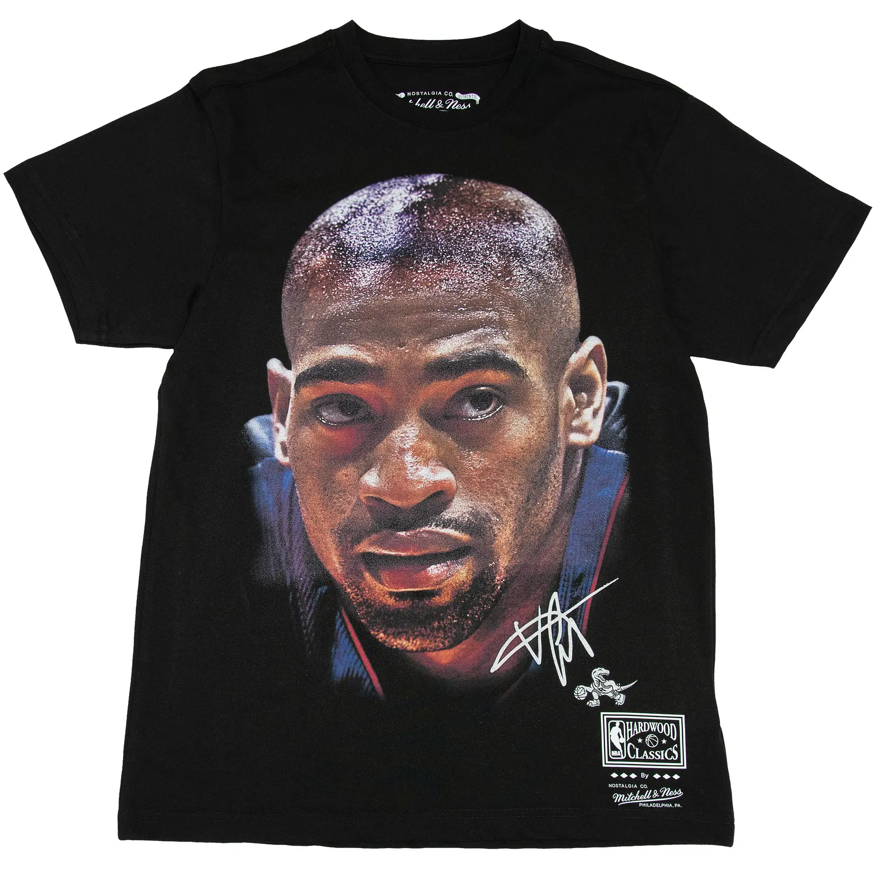 Vince Carter Toronto Raptors NBA Mitchell & Ness Big Face T-Shirt