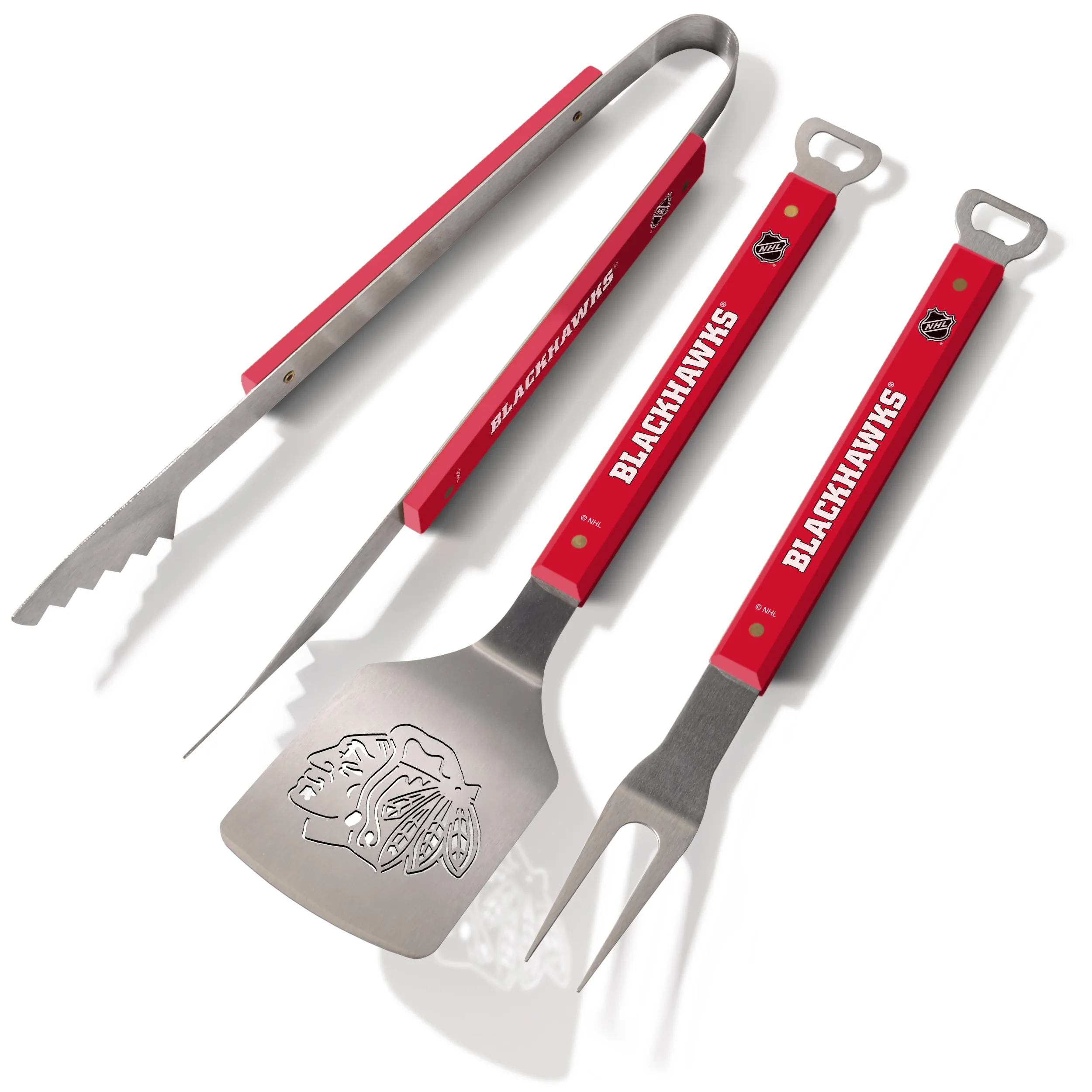 Chicago Blackhawks NHL YouTheFan! Spirit Grillbesteck-Set (3-Teilig)