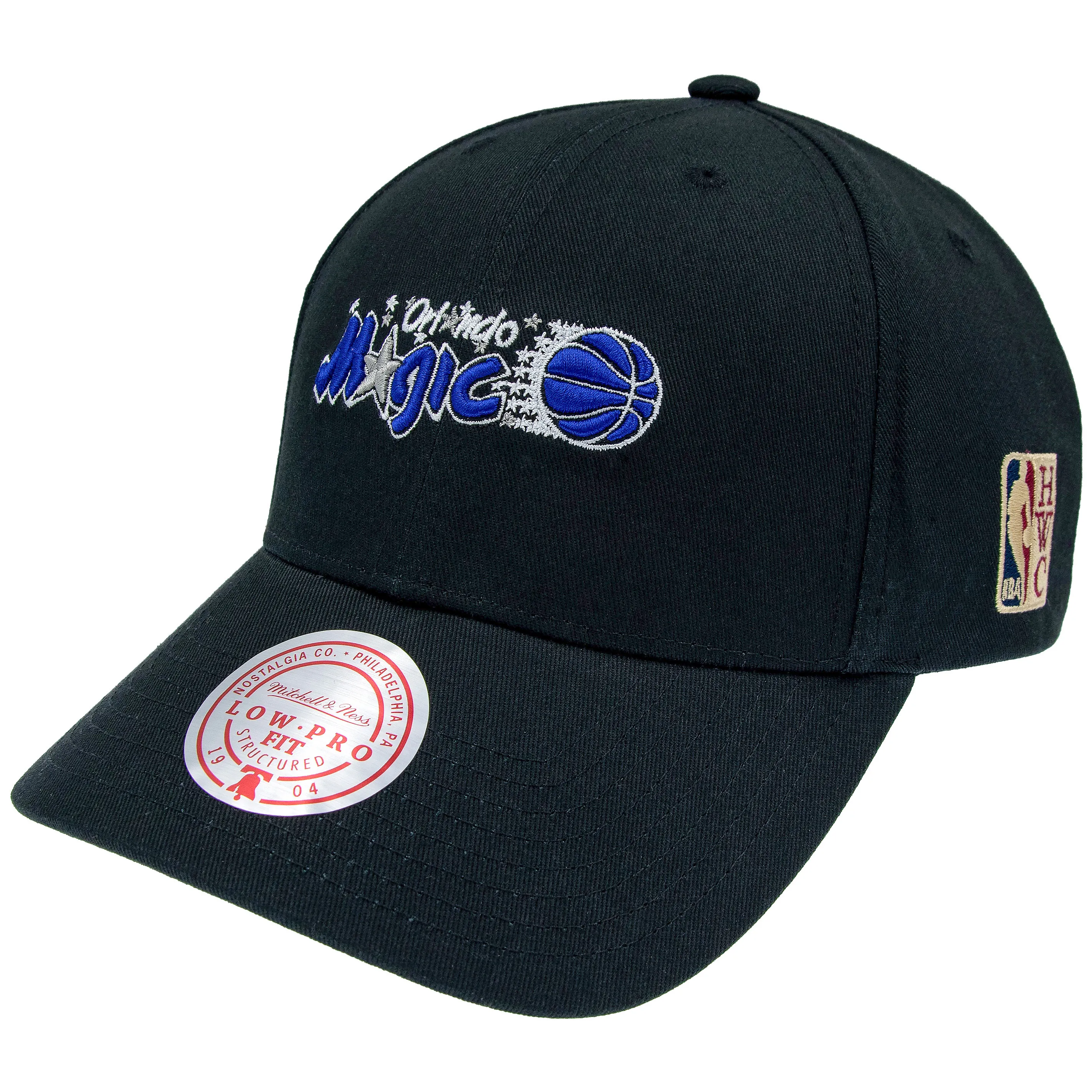Orlando Magic NBA Mitchell & Ness Team Logo Low Pro Snapback Schwarz