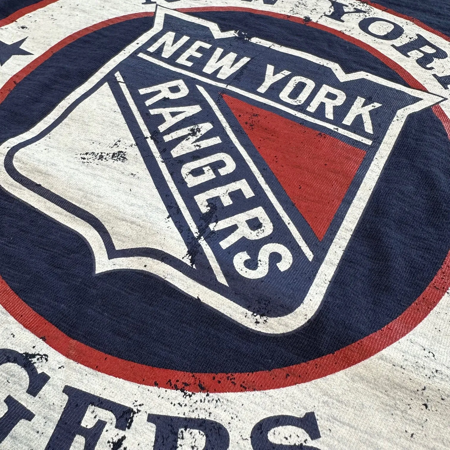 New York Rangers NHL Mitchell & Ness Legendary Slub 3.0 T-Shirt Navy