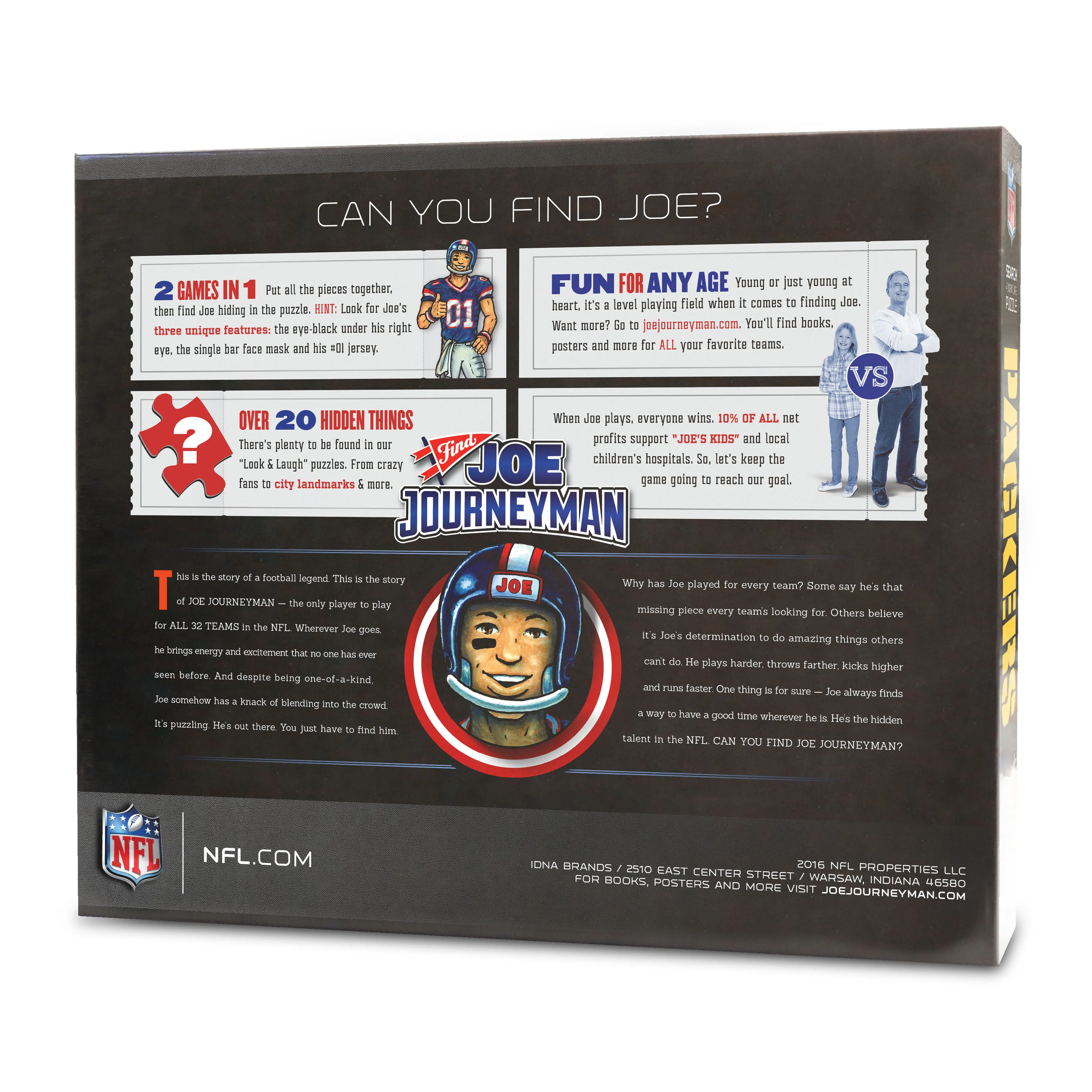 Green Bay Packers NFL YouTheFan! Joe Journeyman Puzzle