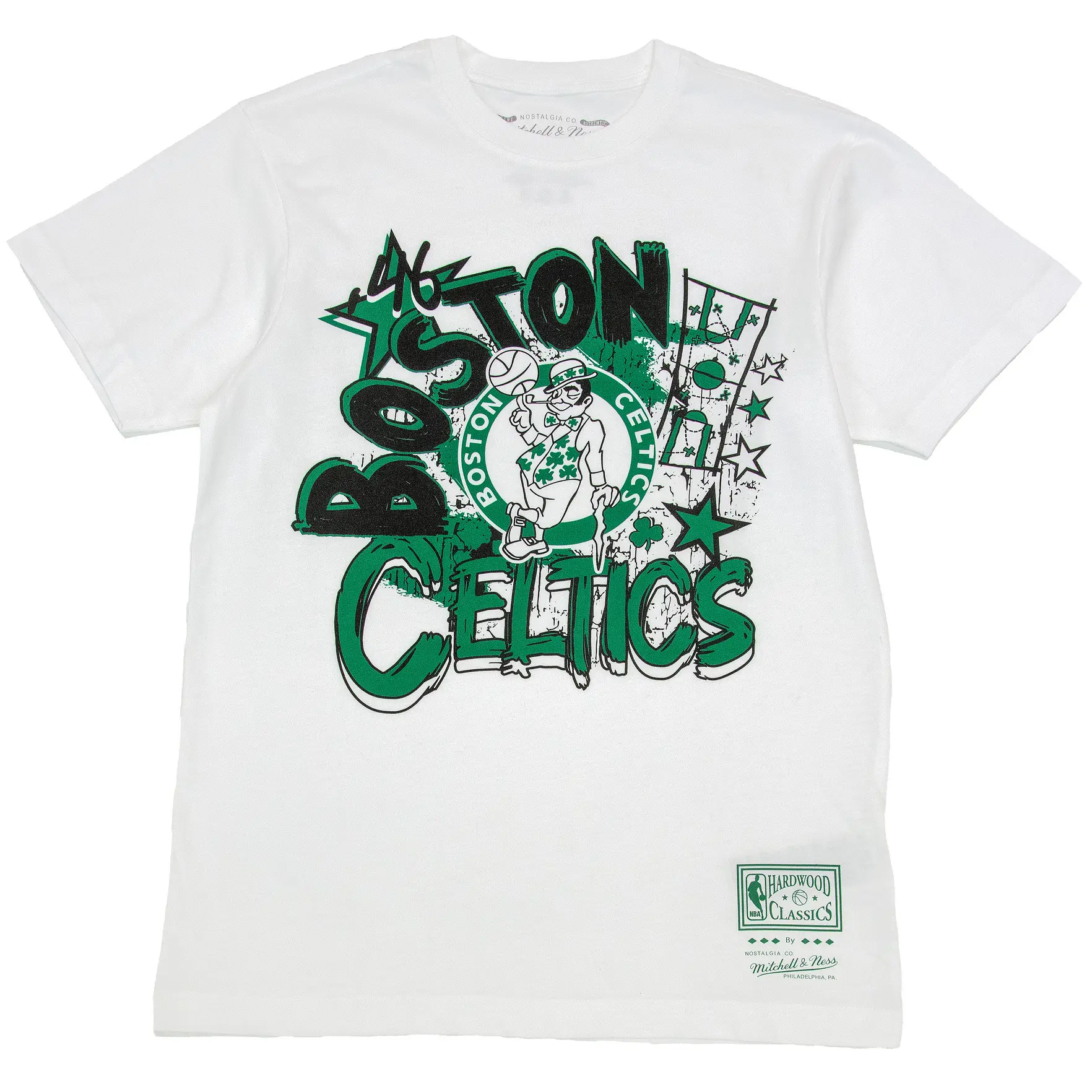 Boston Celtics NBA Mitchell & Ness Play By Play T-Shirt