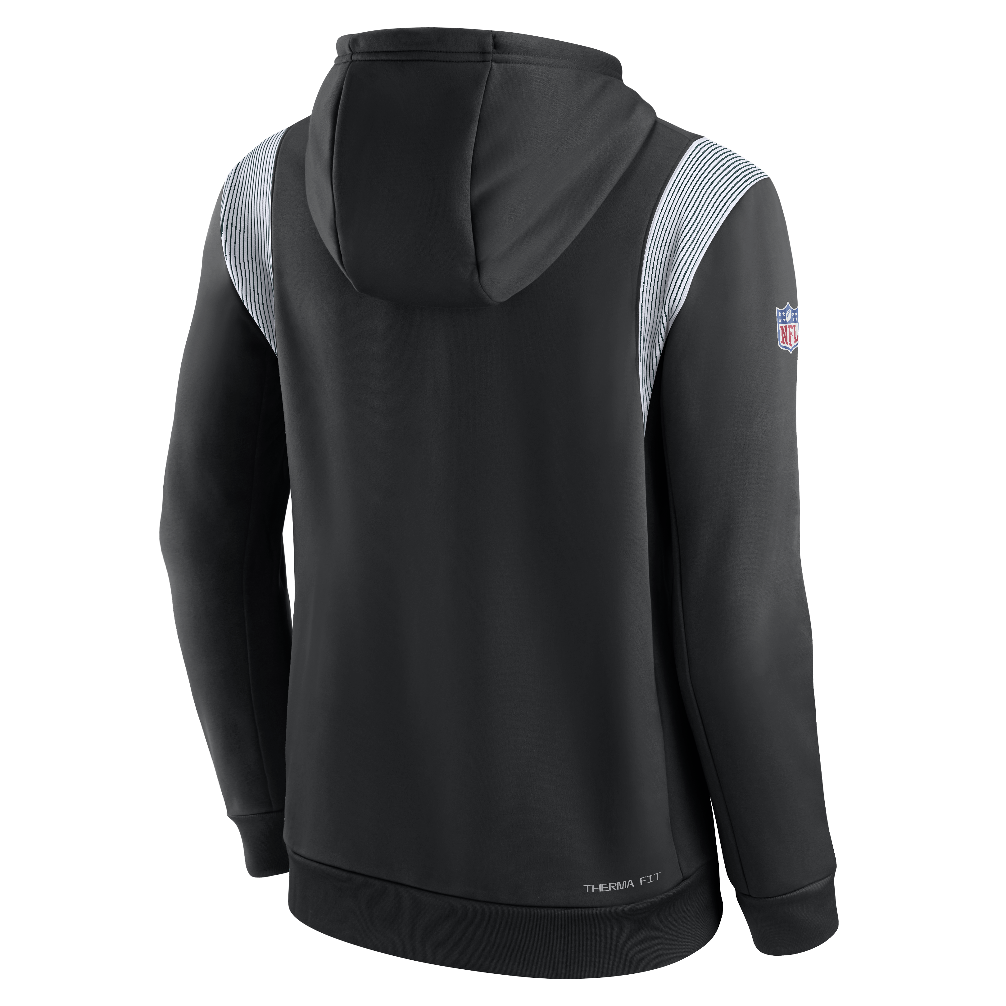 Philadelphia Eagles NFL Nike On-Field Sideline 2022 Therma-FIT Hoodie Schwarz
