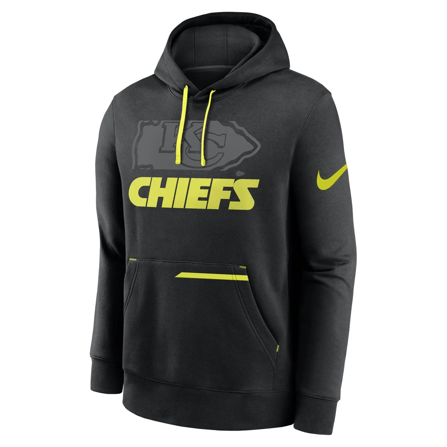 Kansas City Chiefs NFL Nike Volt Hoodie Schwarz