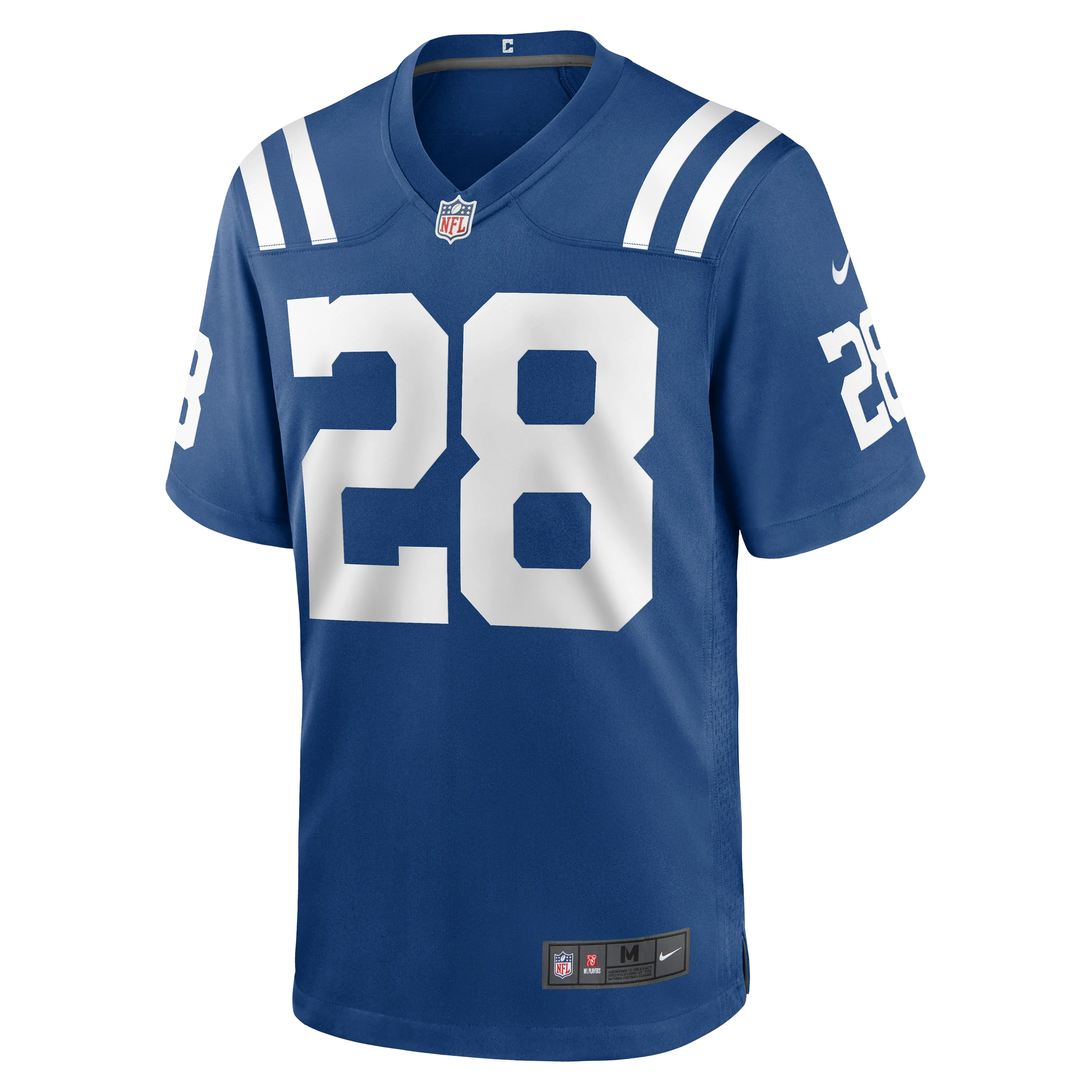 Jonathan Taylor #28 Indianapolis Colts NFL Football Nike Game Trikot Blau