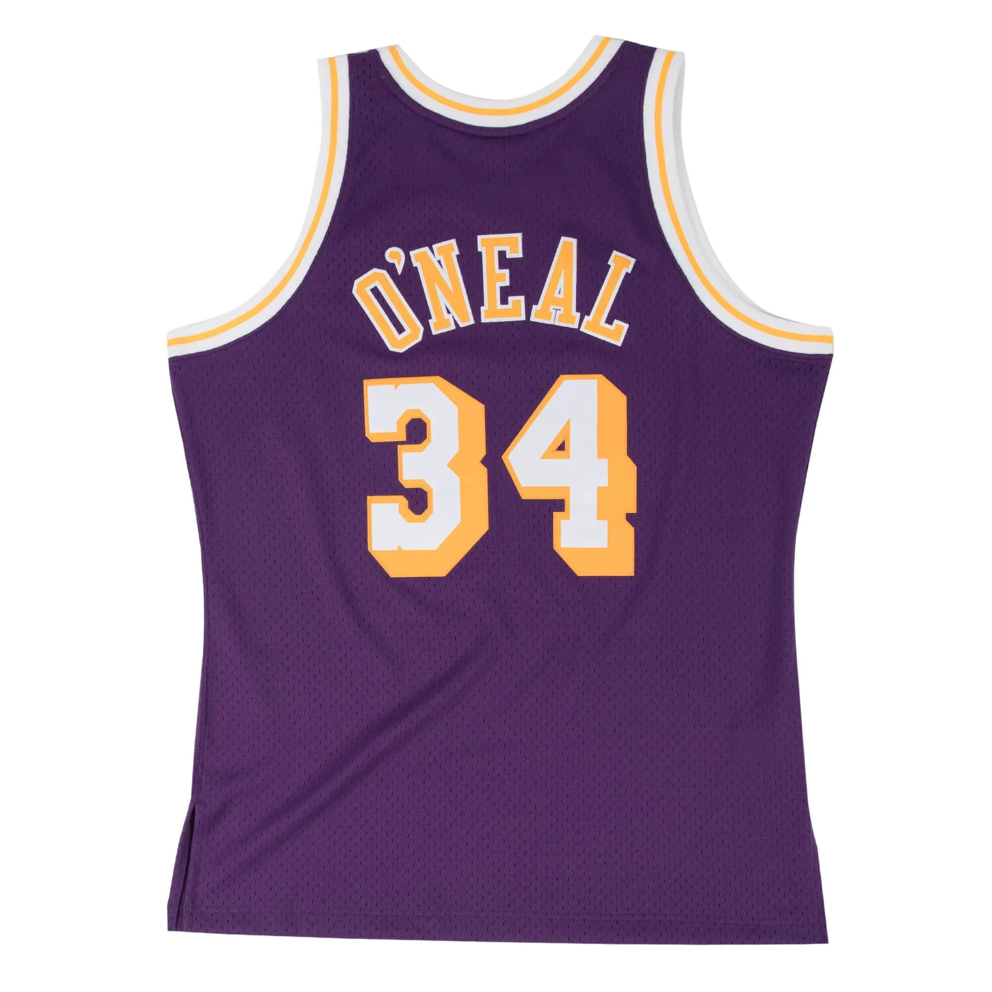 Shaquile O'Neal #34 Los Angeles Lakers 96 NBA Mitchell & Ness Swingman Trikot Lila Shaquile O'Neal #34 Los Angeles Lakers 96 NBA Mitchell & Ness Swingman Trikot Lila