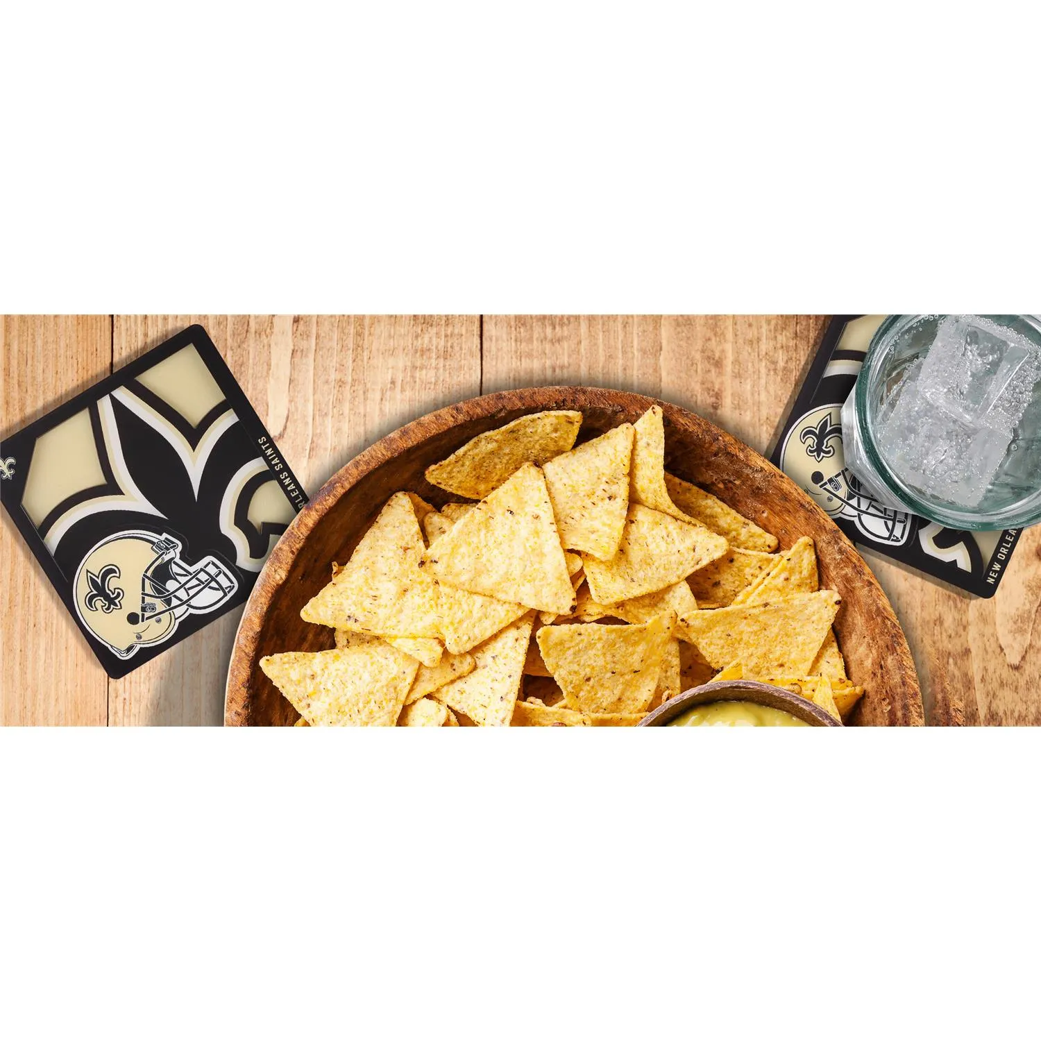New Orleans Saints NFL YouTheFan! Untersetzer 3D Logo (2er-Set)