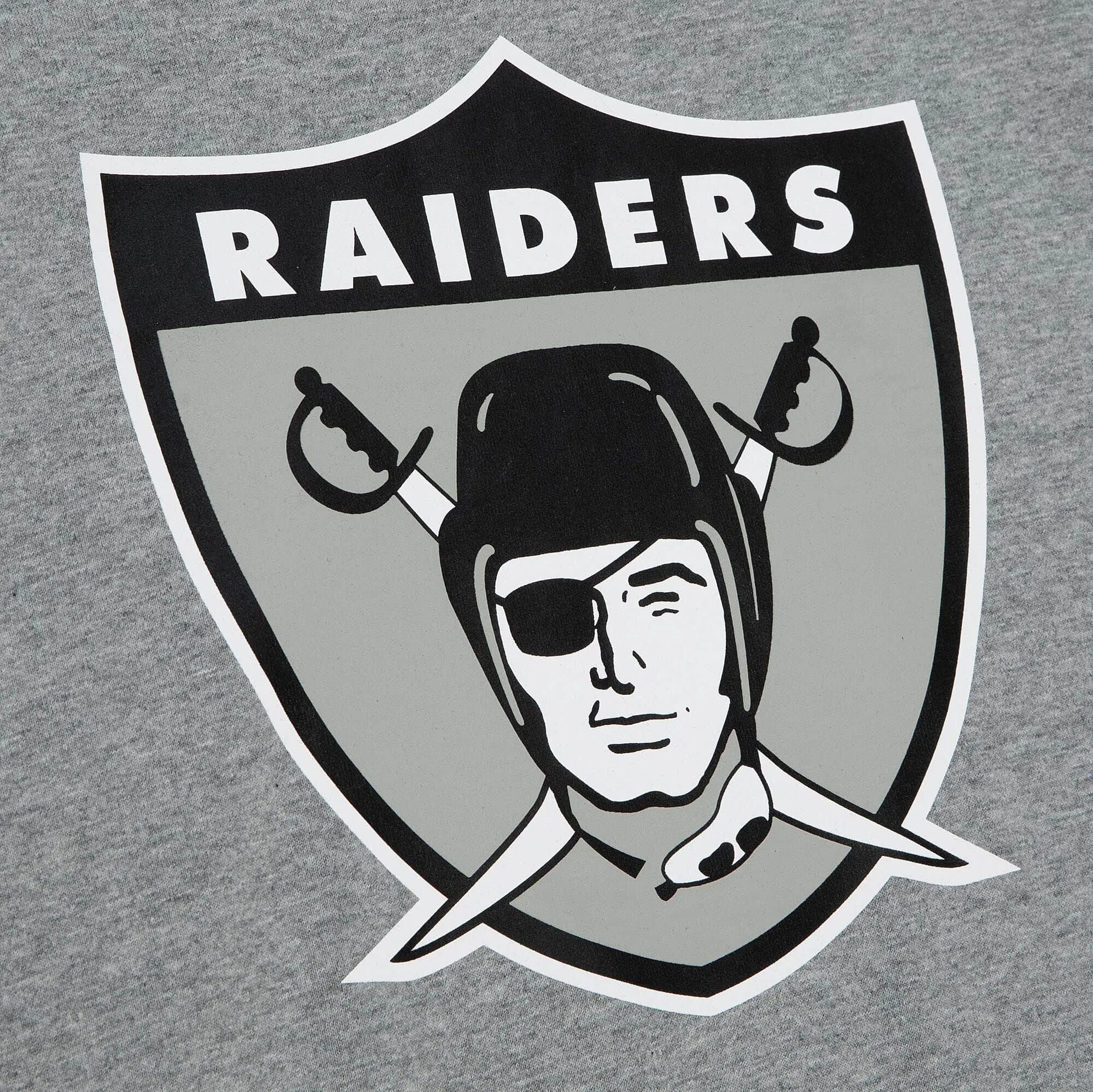 Las Vegas Raiders NFL Mitchell & Ness Team Origins T-Shirt Grau