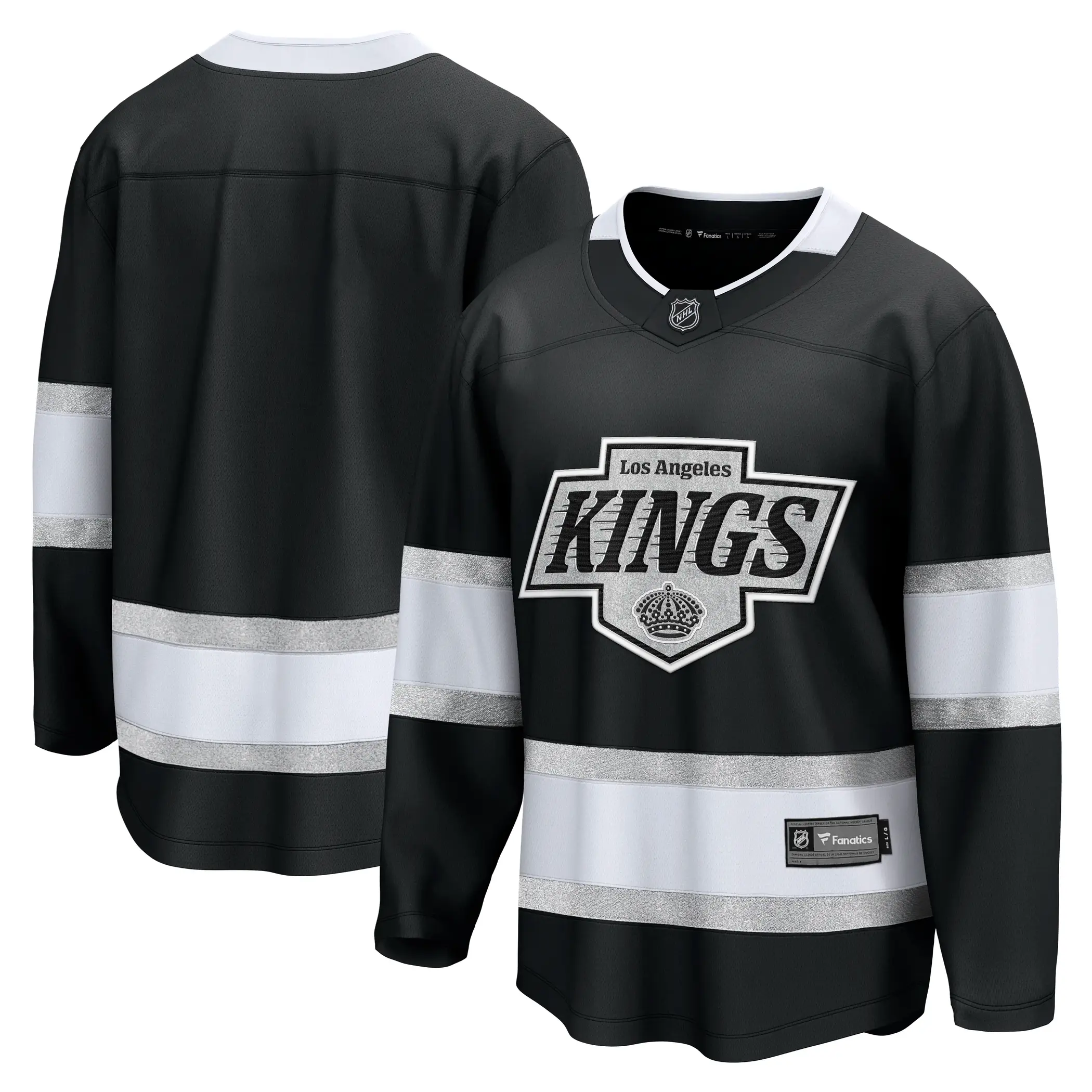 Los Angeles Kings NHL Eishockey Fanatics Breakaway Trikot Home Schwarz