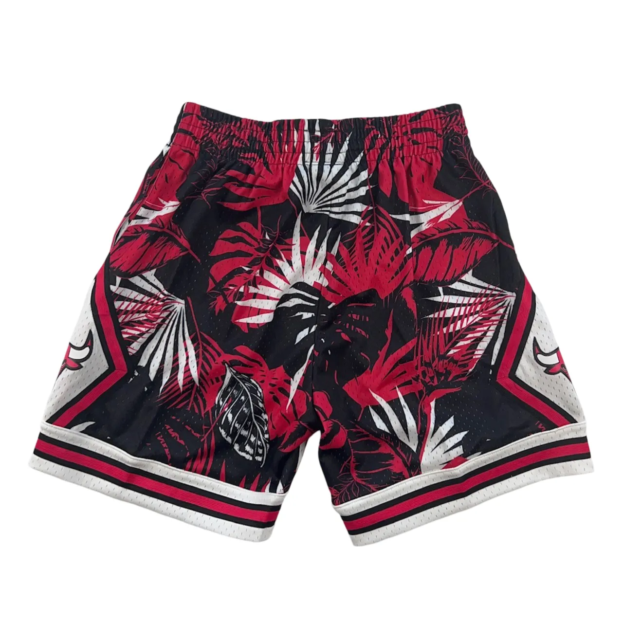 Chicago Bulls NBA Mitchell & Ness Neon Tropical Swingman Shorts Chicago Bulls NBA Mitchell & Ness Neon Tropical Swingman Shorts