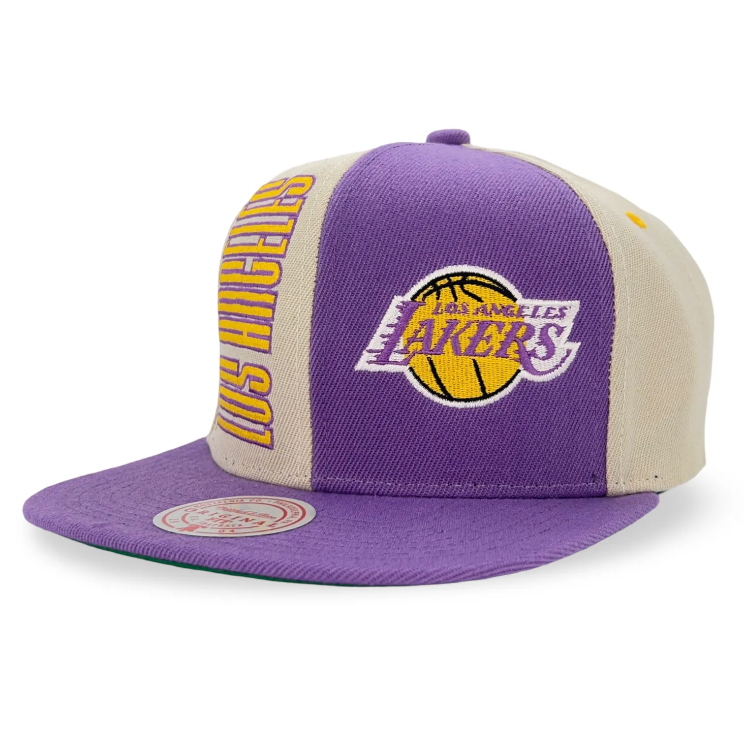 Los Angeles Lakers NBA Mitchell & Ness Pop Panel Snapback HWC Los Angeles Lakers NBA Mitchell & Ness Pop Panel Snapback HWC