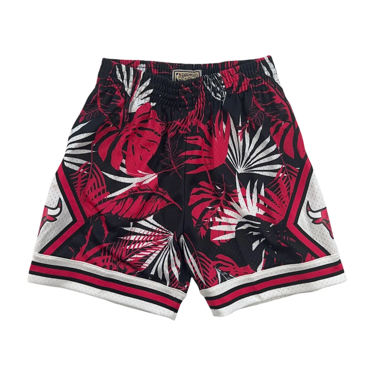 Chicago Bulls NBA Mitchell & Ness Neon Tropical Swingman Shorts Chicago Bulls NBA Mitchell & Ness Neon Tropical Swingman Shorts