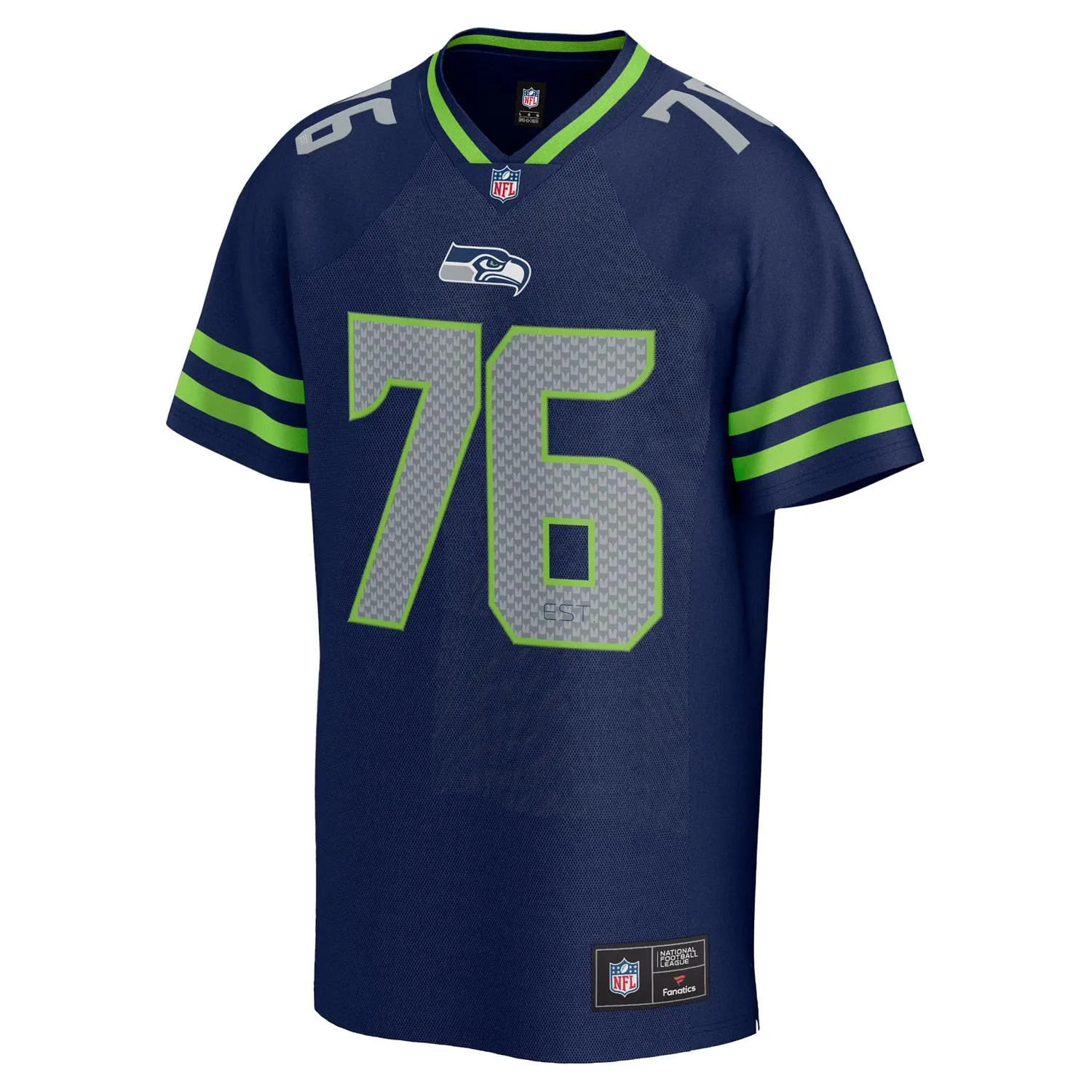 Seattle Seahawks NFL Fanatics Core Foundation Trikot Navy