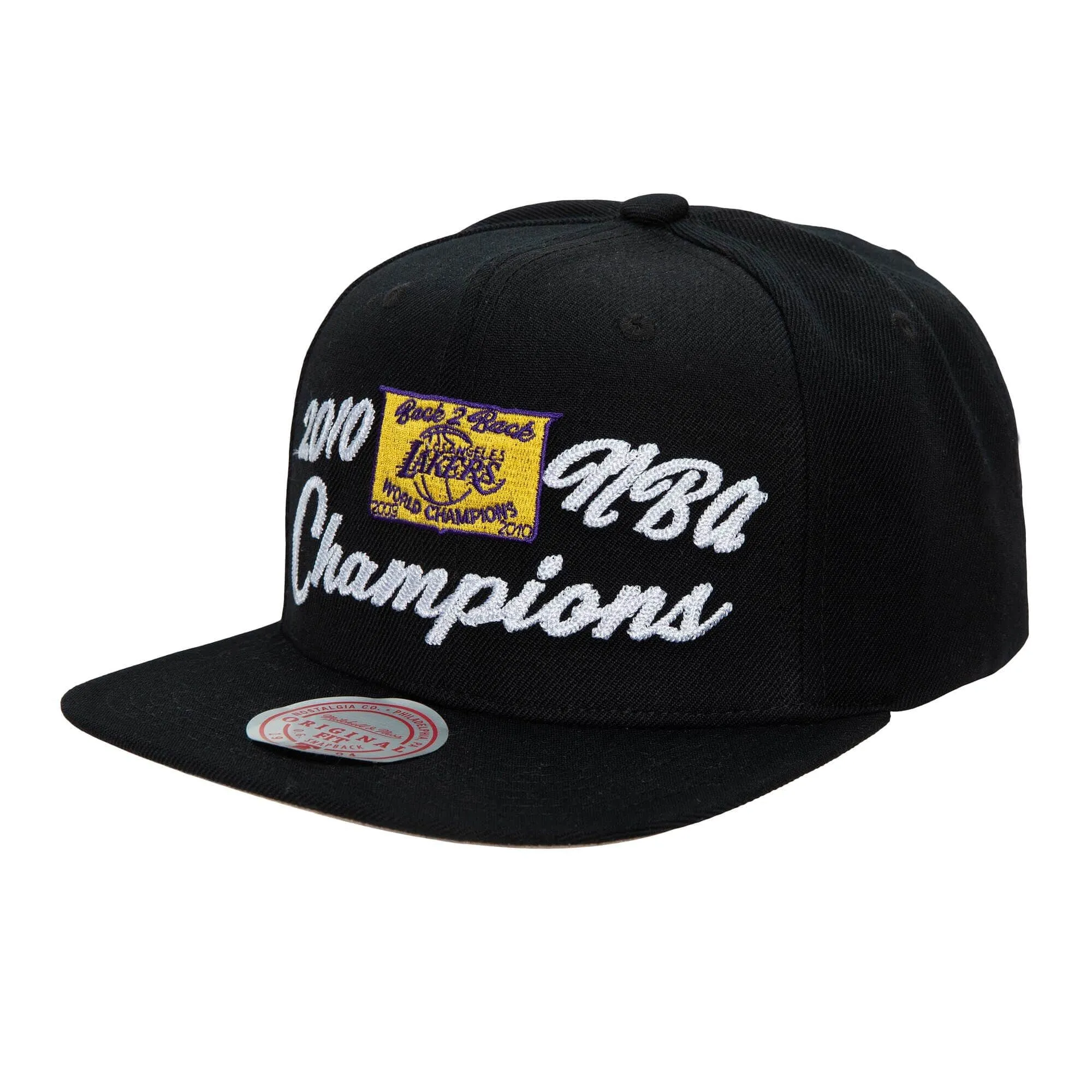Los Angeles Lakers NBA Mitchell & Ness 10 NBA Champs Snapback HWC Los Angeles Lakers NBA Mitchell & Ness 10 NBA Champs Snapback HWC