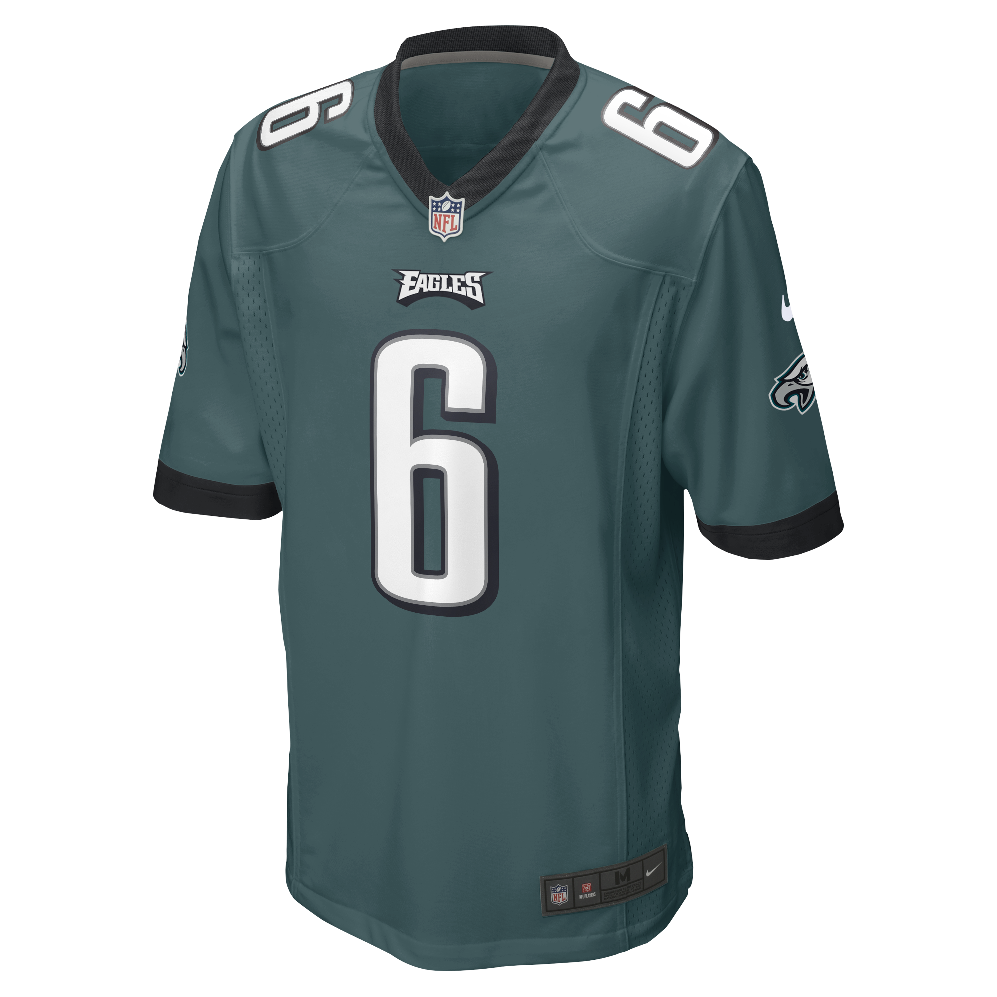 DeVonta Smith #6 Philadelphia Eagles NFL Football Nike Game Trikot Grün