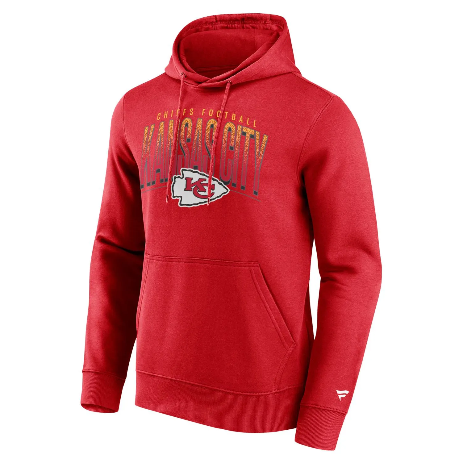 Kansas City Chiefs NFL Fanatics Team Arch Hoodie Rot
